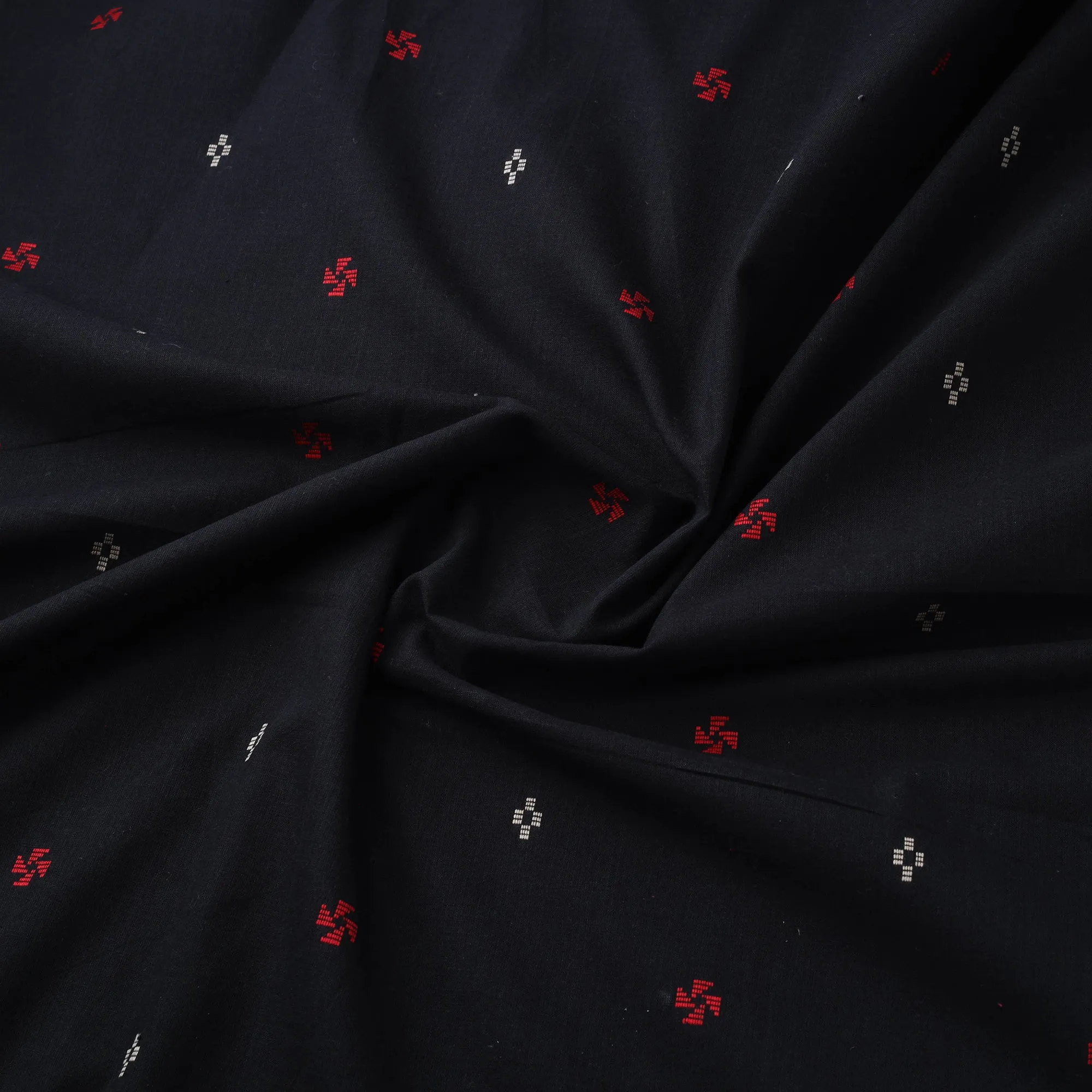 Black - Prewashed Cotton Jacquard Fabric 17 sold by Itokri product image thumbnail 3