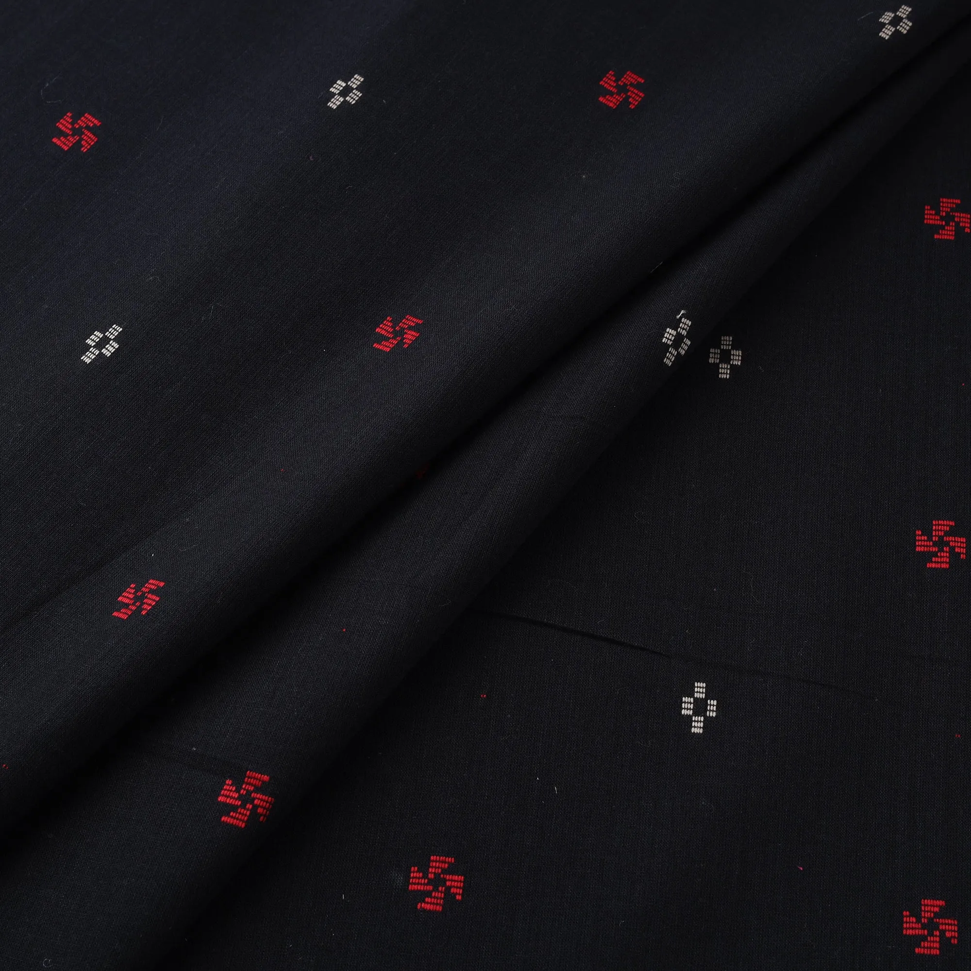 Black - Prewashed Cotton Jacquard Fabric 17 sold by Itokri product image thumbnail 2