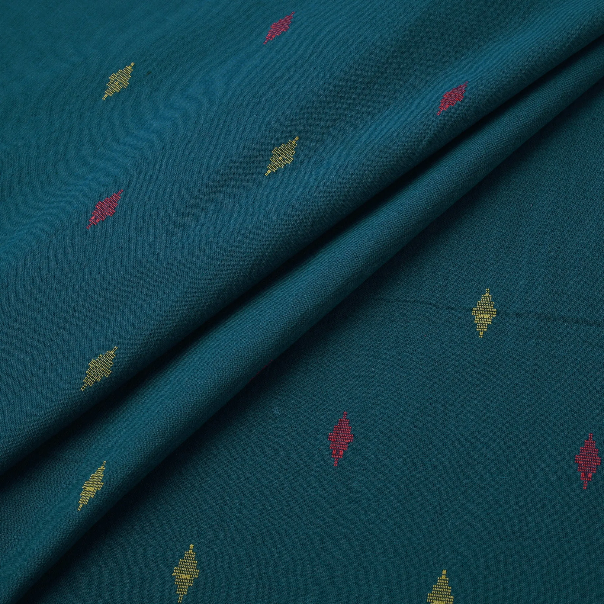 Blue - Prewashed Cotton Jacquard Fabric 15 sold by Itokri product image thumbnail 2