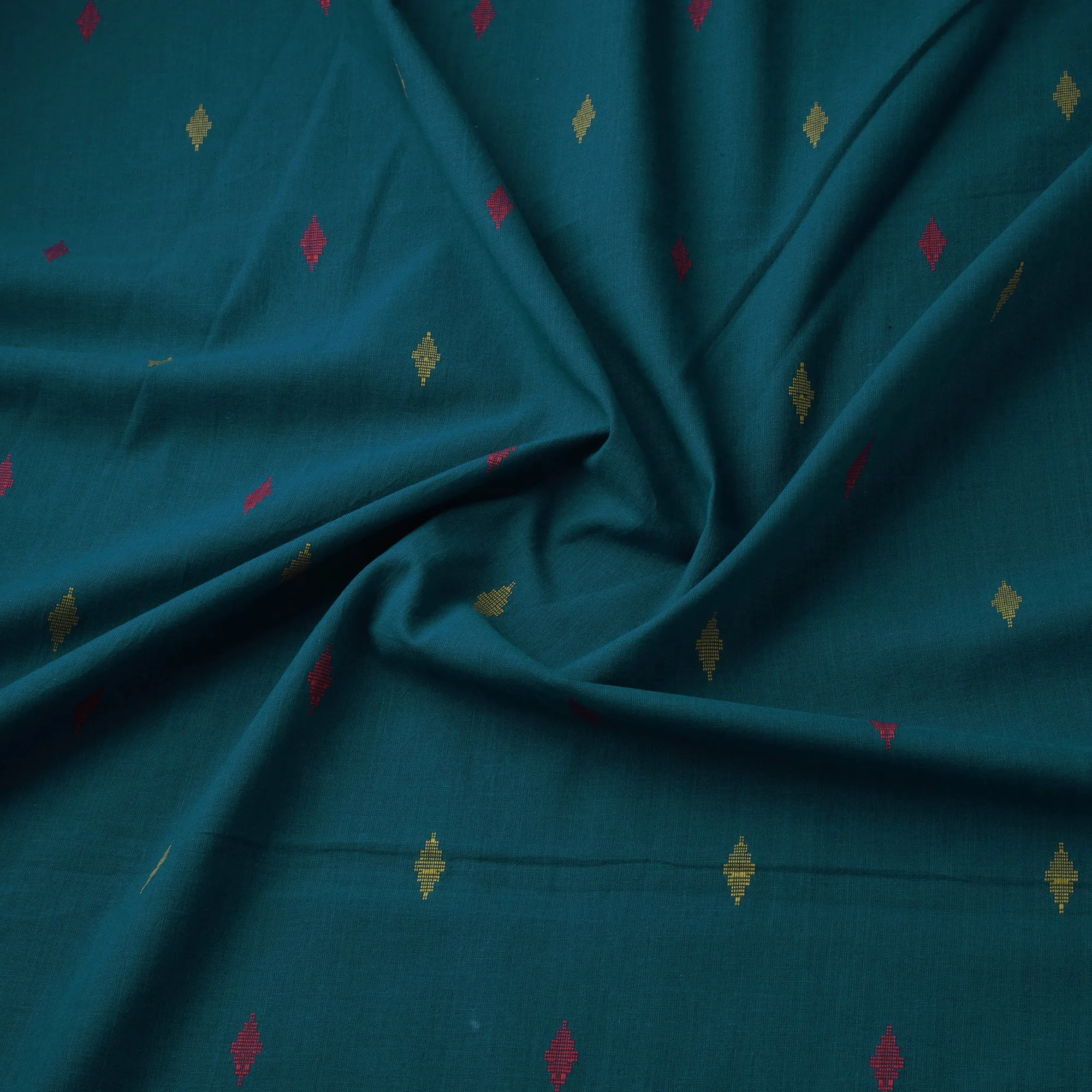 Blue - Prewashed Cotton Jacquard Fabric 15 sold by Itokri product image thumbnail 3