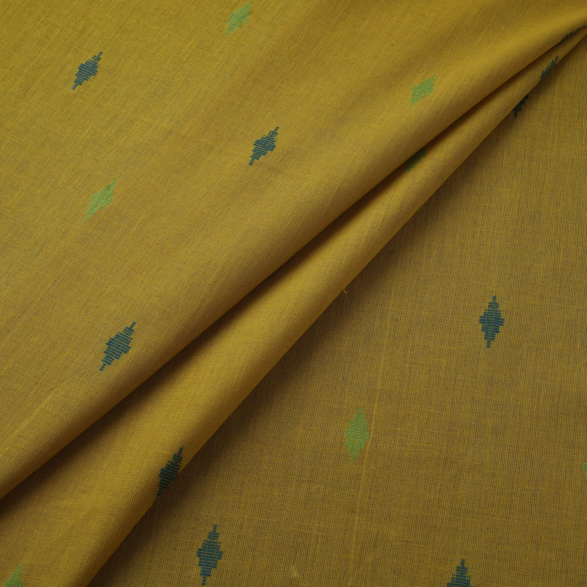 Yellow - Prewashed Cotton Jacquard Fabric 14 sold by Itokri product image thumbnail 2