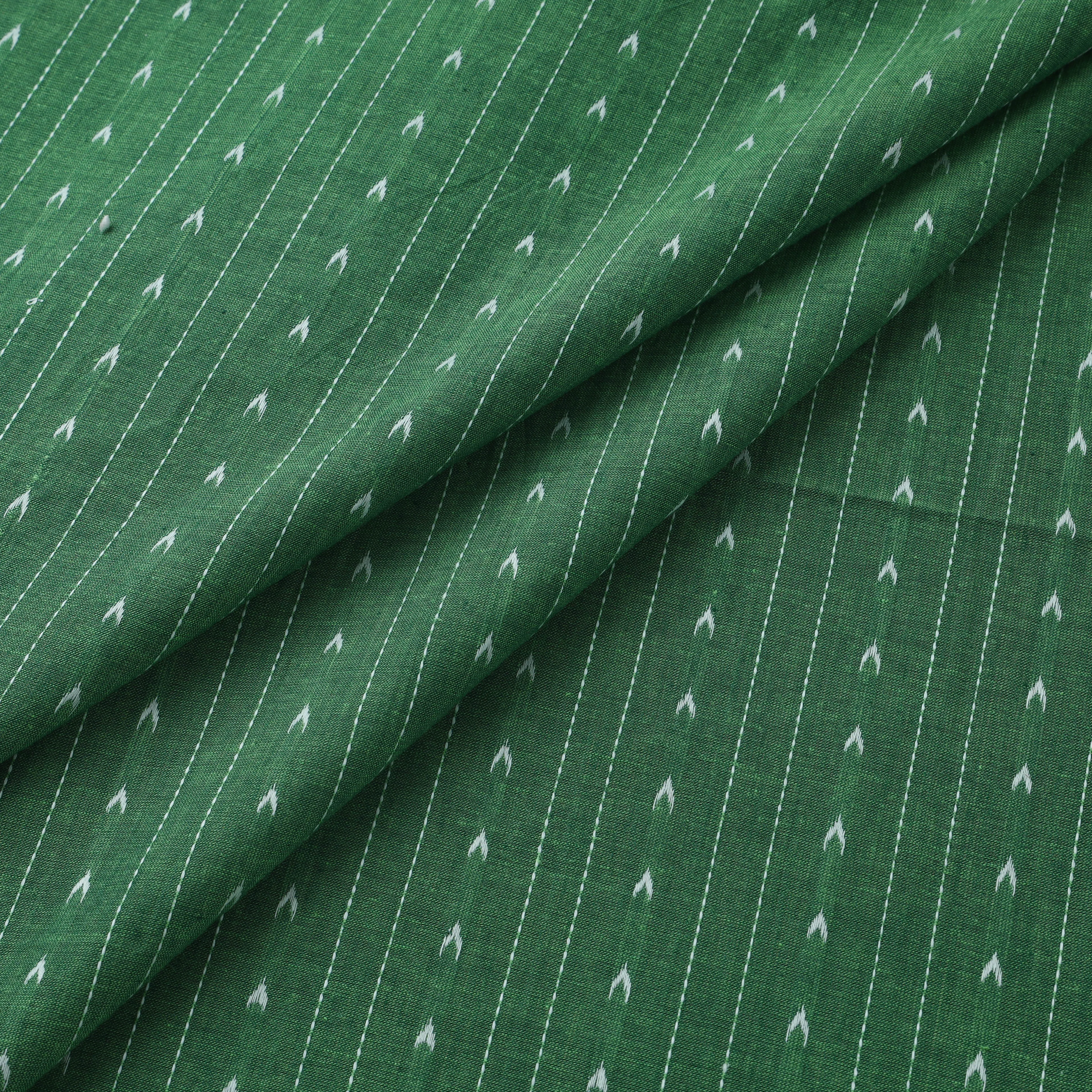 Green - Prewashed Cotton Jacquard Fabric 04 sold by Itokri product image thumbnail 2