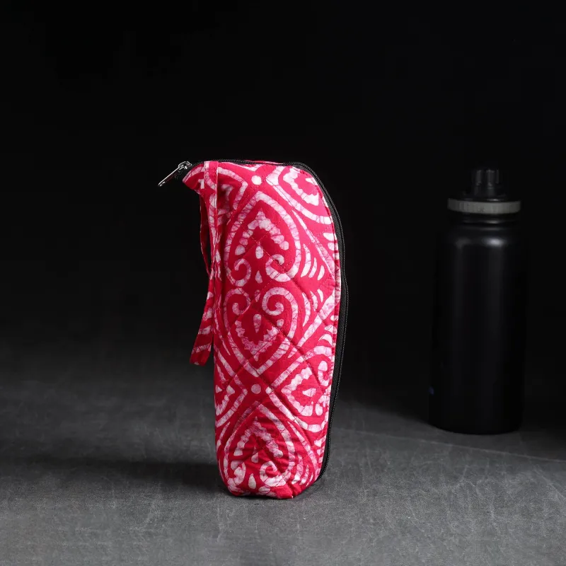 Pink - Handmade 1L Water Bottle Cover 18 made by Itokri