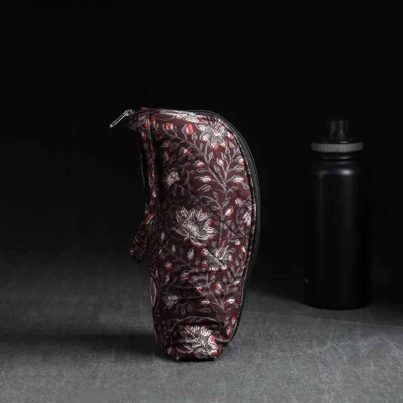 Brown - Handmade 1L Water Bottle Cover 13 made by Itokri