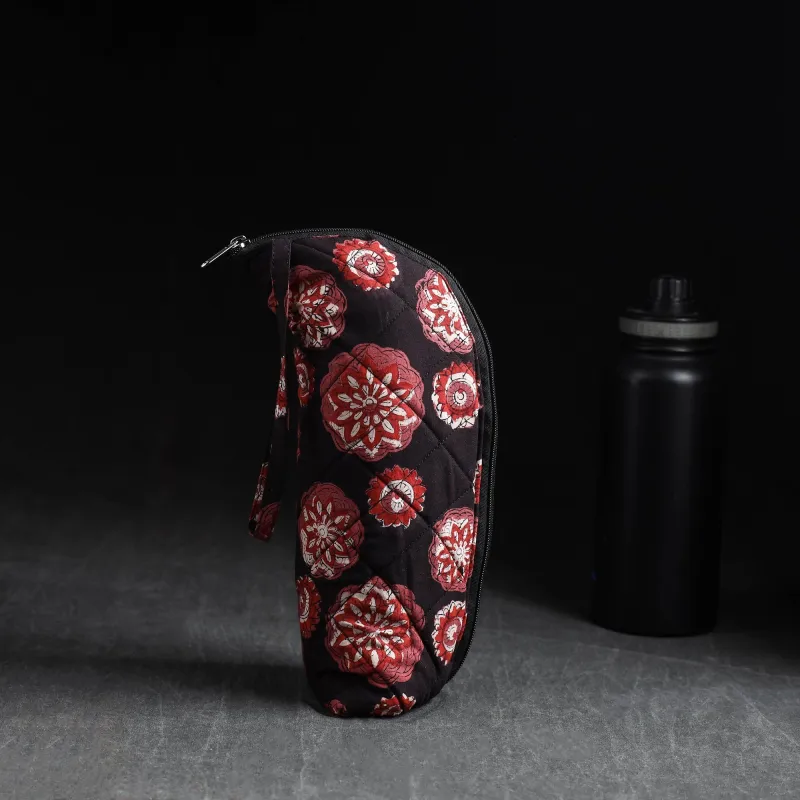 Black - Handmade 1L Water Bottle Cover 07 made by Itokri
