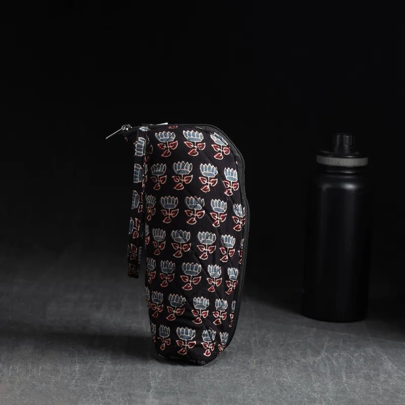 Black - Handmade 1L Water Bottle Cover 03 made by Itokri