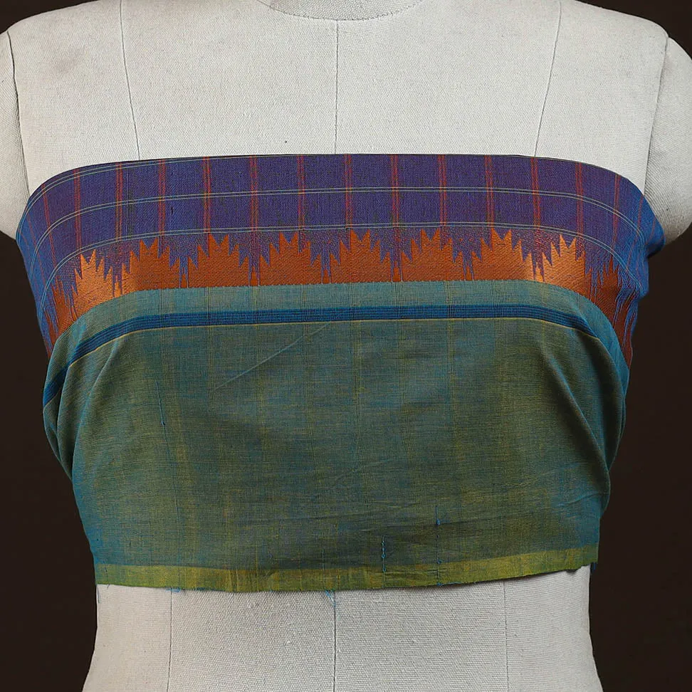 Multicolor - Kanchipuram Cotton Blouse Piece 08 sold by Itokri product image thumbnail 2