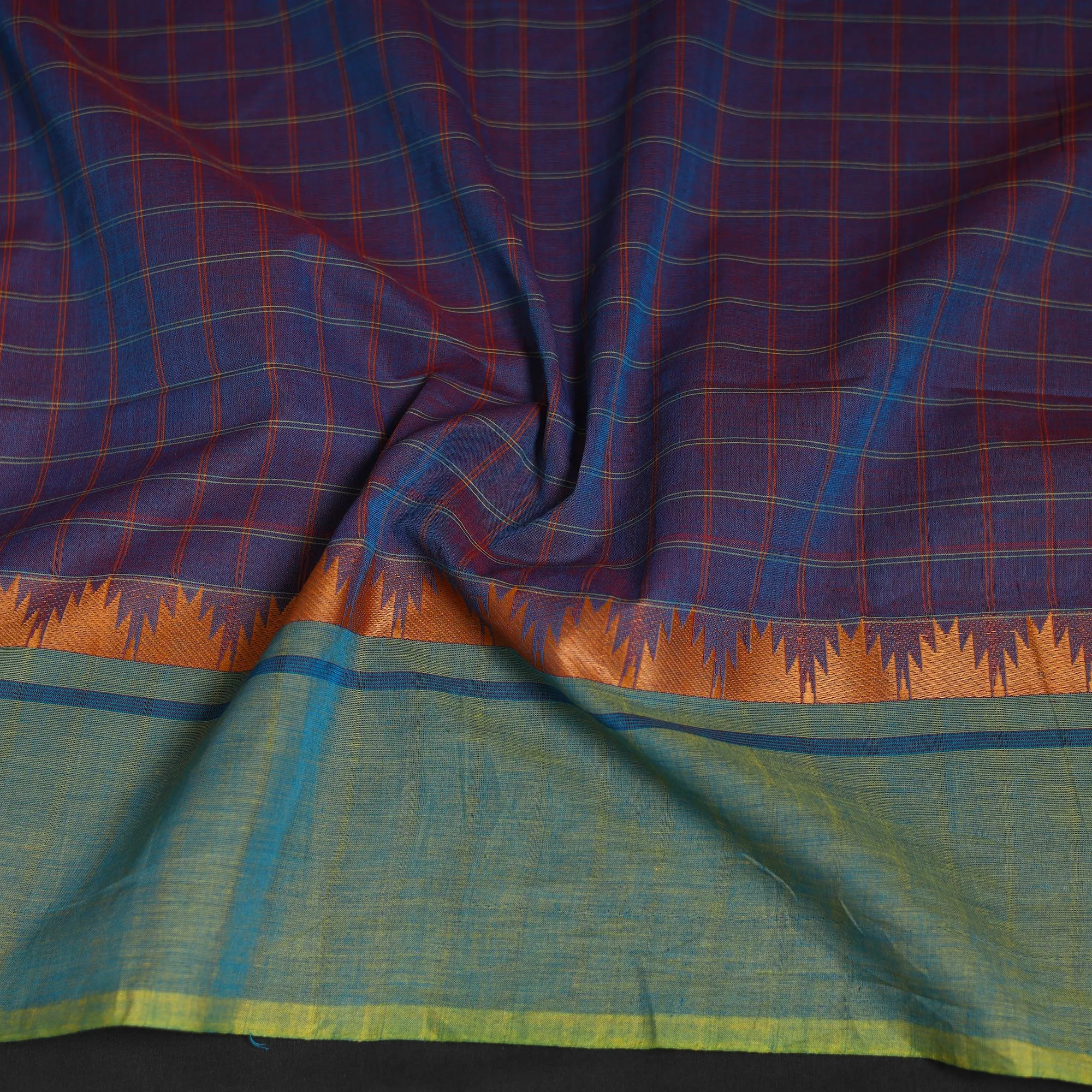 Multicolor - Kanchipuram Cotton Blouse Piece 08 sold by Itokri product image thumbnail 3