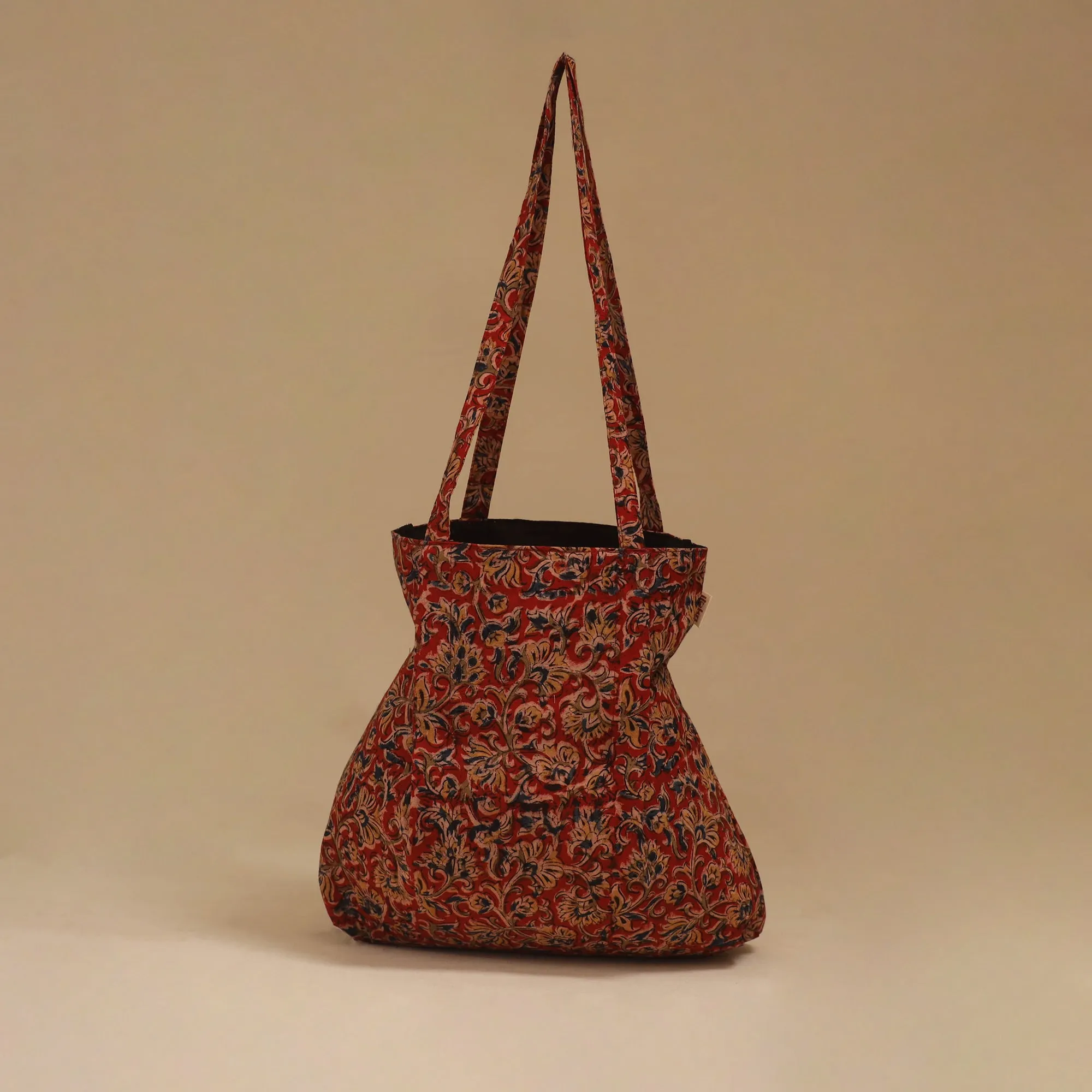 Red - Handcrafted Fabric Jhola Bag 20 sold by Itokri