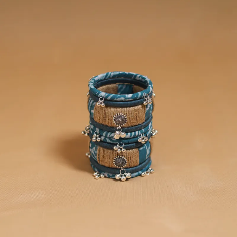 Fabart Jute GS Handmade Bangle Set 19 made by Itokri