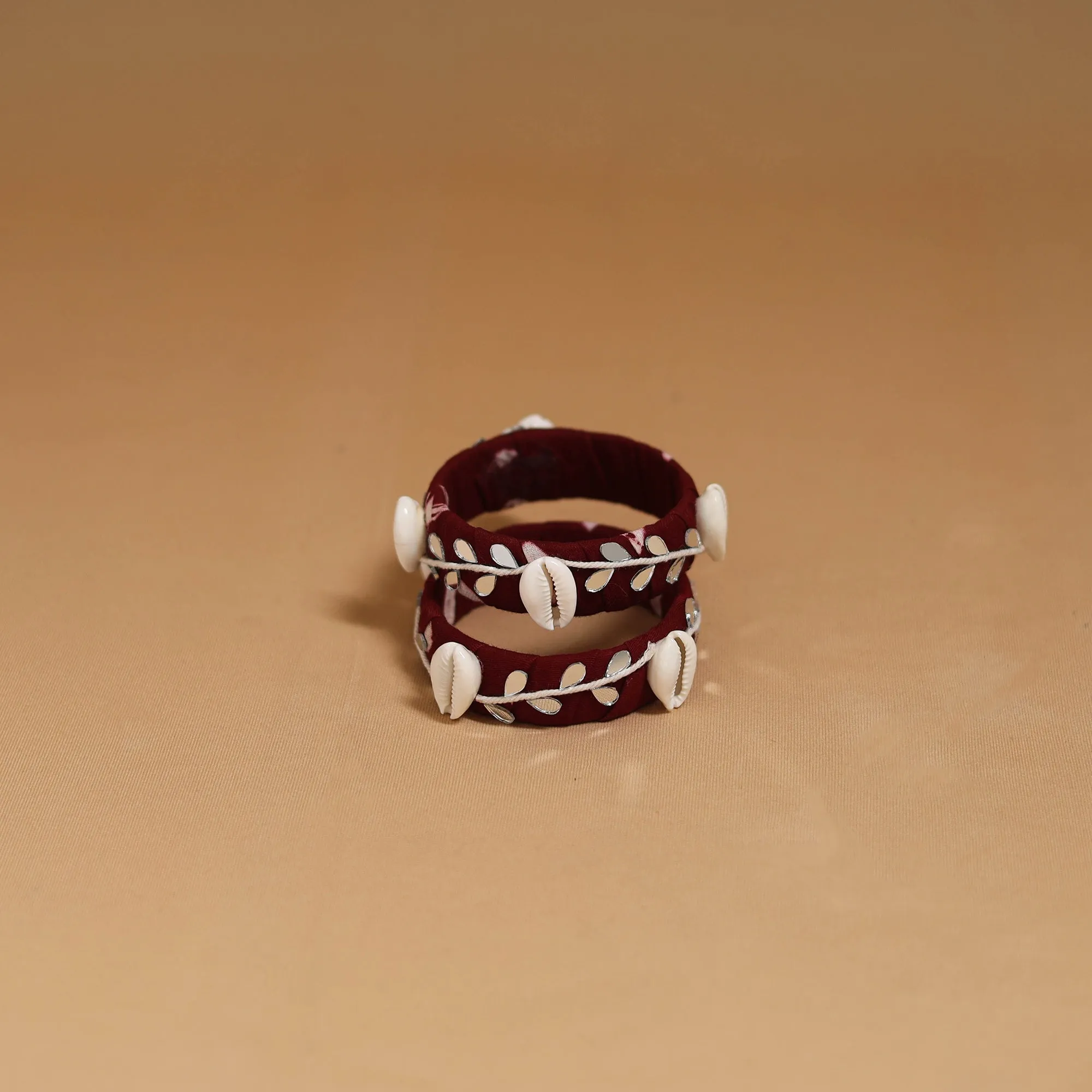 Fabart Mirror Shell Work Handmade Bangle SO2 (Size - 2-8) 06 sold by Itokri