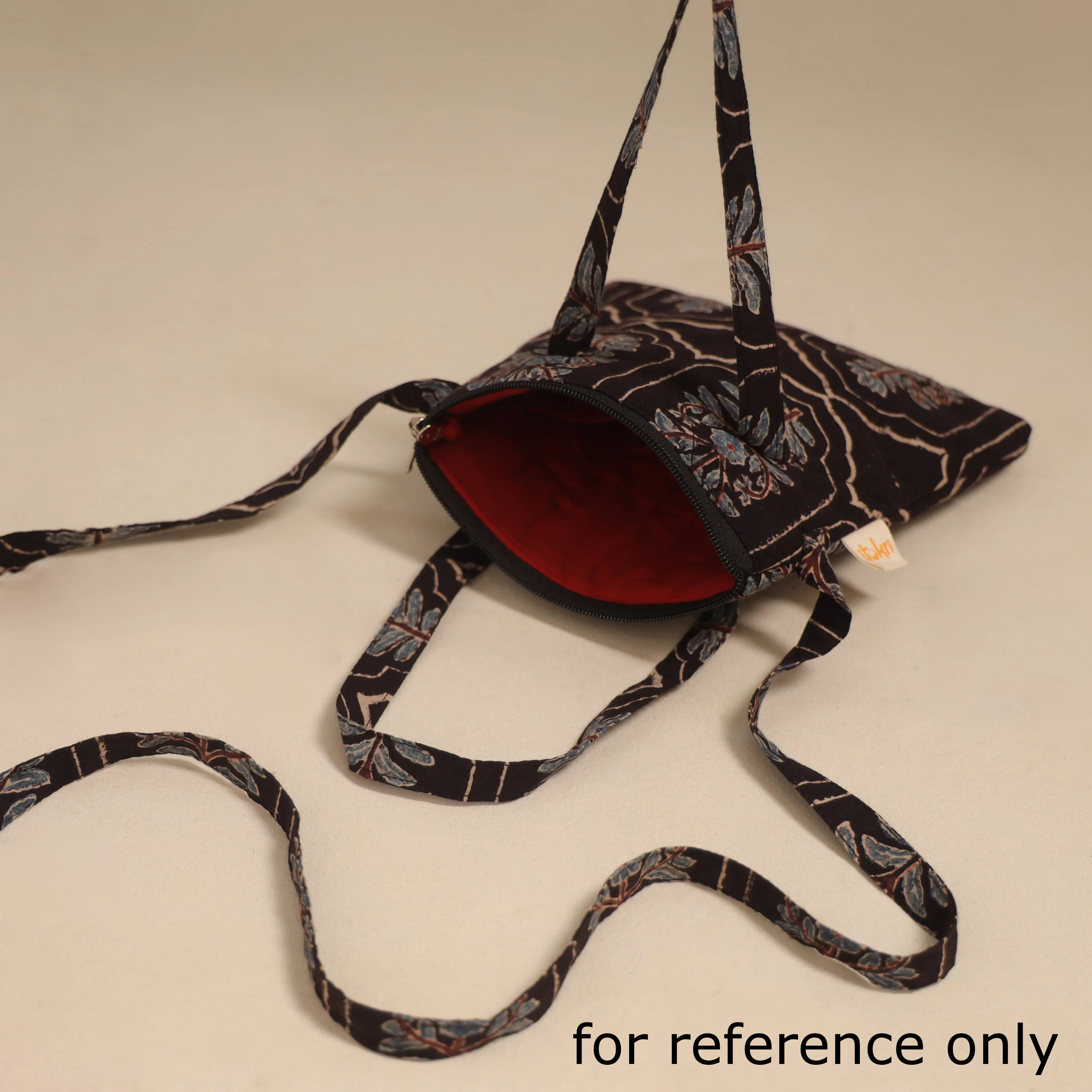 Blue - Handcrafted Quilted Sling Bag 44 sold by Itokri product image thumbnail 4