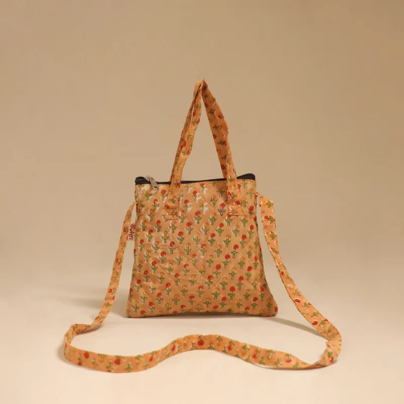Handcrafted Quilted Sling Bag 18 sold by Itokri