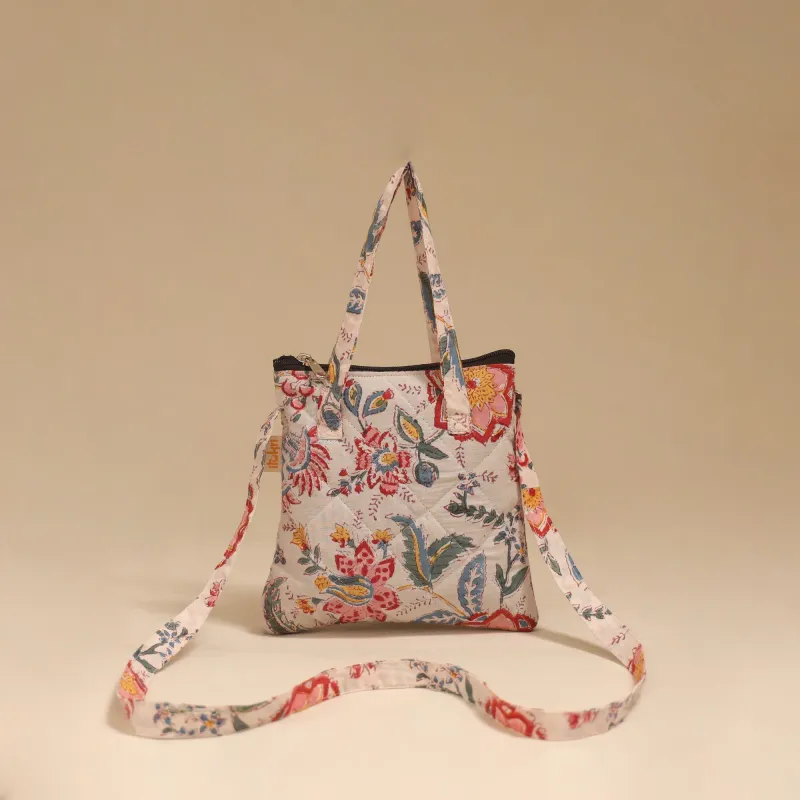 Handcrafted Quilted Sling Bag 13 sold by Itokri