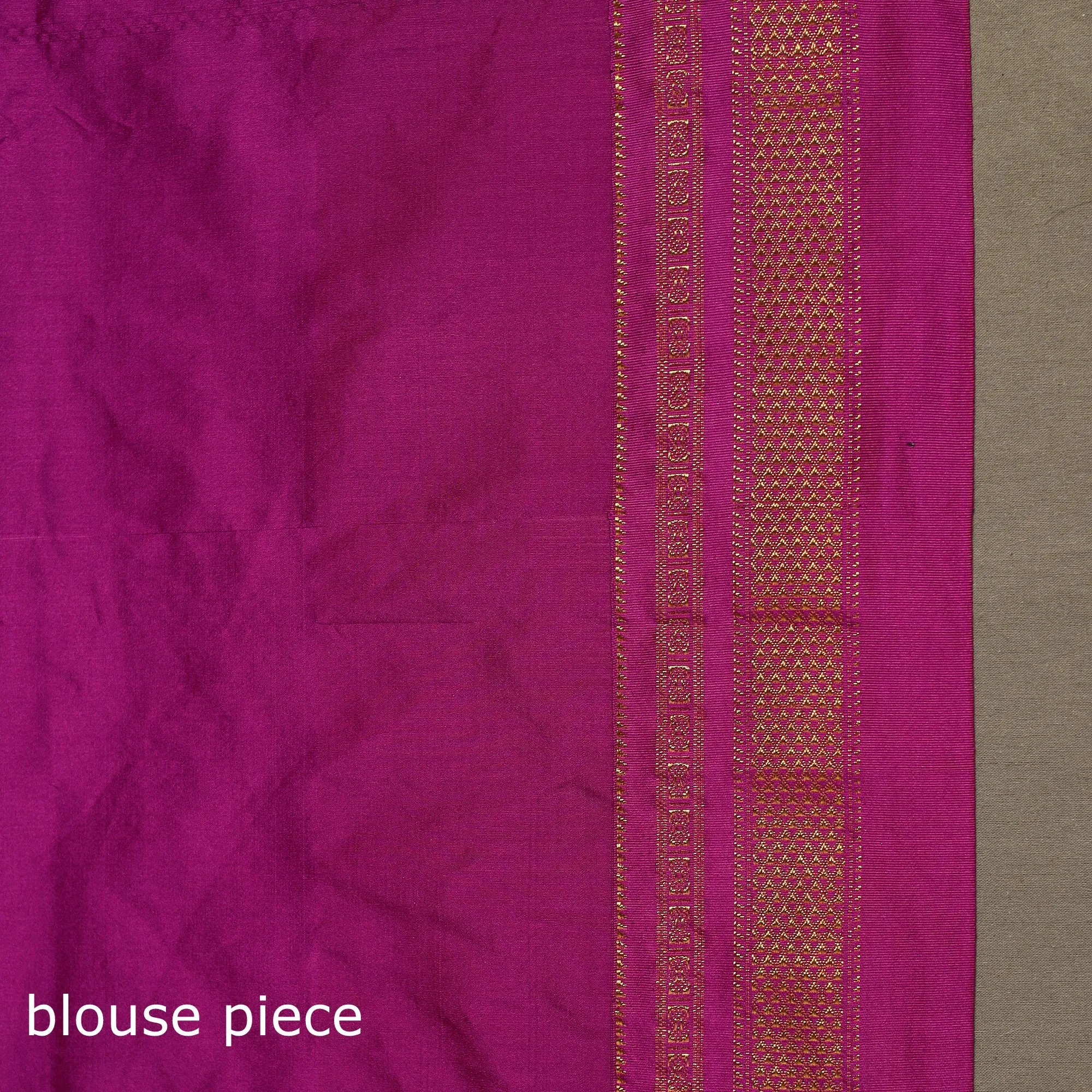 Beige - Mercerized Cotton Gadwal Ilkal Saree with Temple Zari Border 06 sold by Itokri product image thumbnail 5