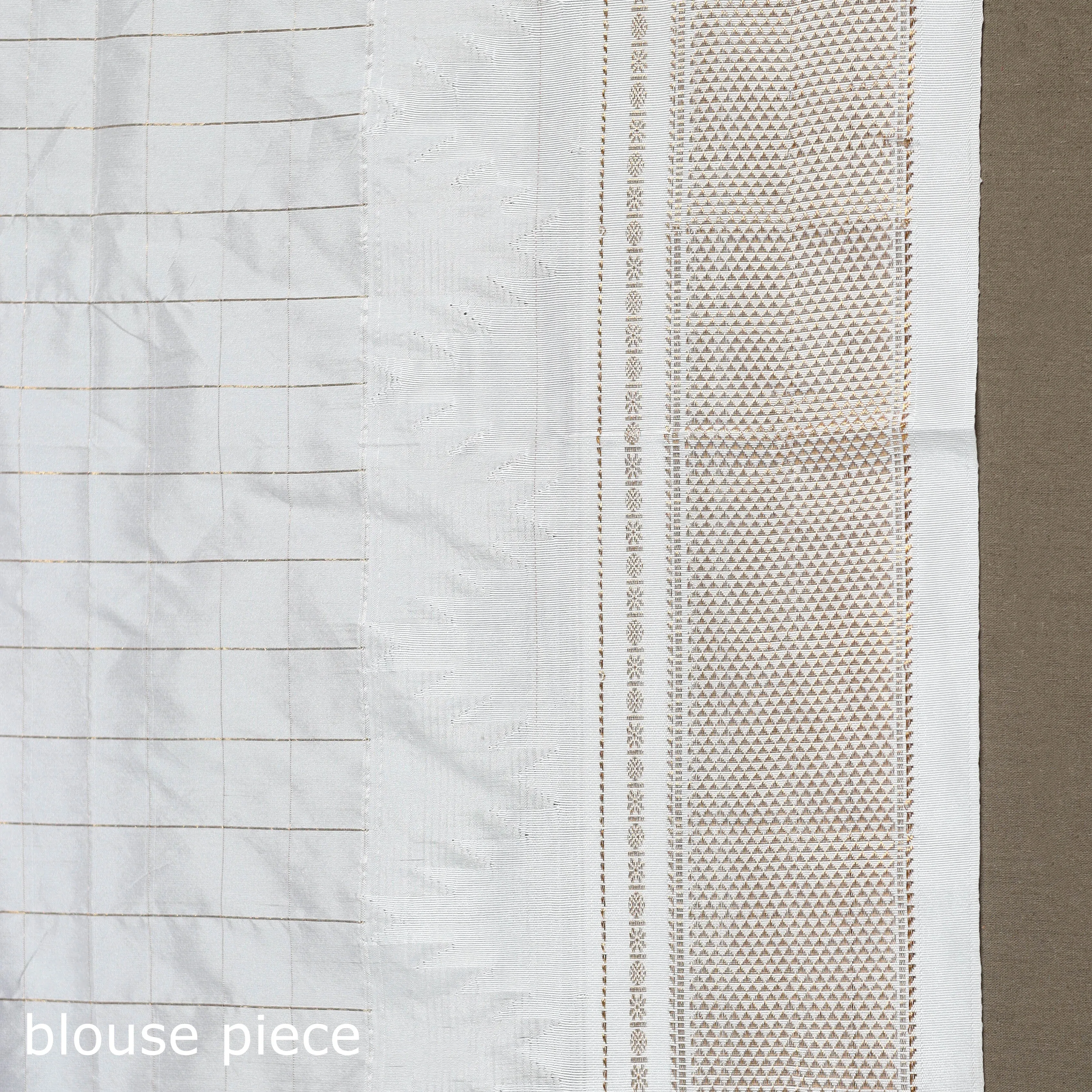 Pink - Mercerized Cotton Gadwal Checks Ilkal Saree with Temple Zari Border 21 sold by Itokri product image thumbnail 5