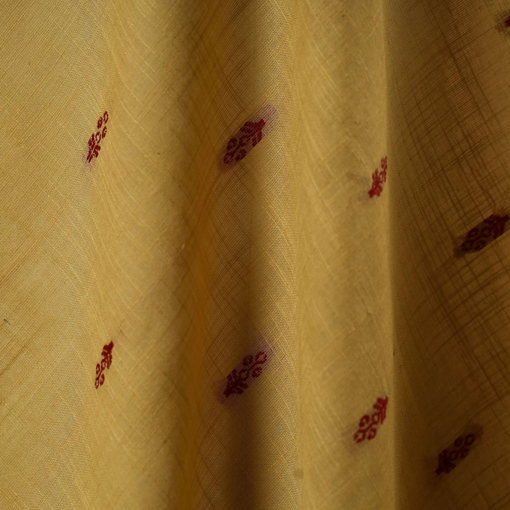 Yellow - Prewashed Cotton Jacquard Fabric 16 sold by Itokri product image thumbnail 3