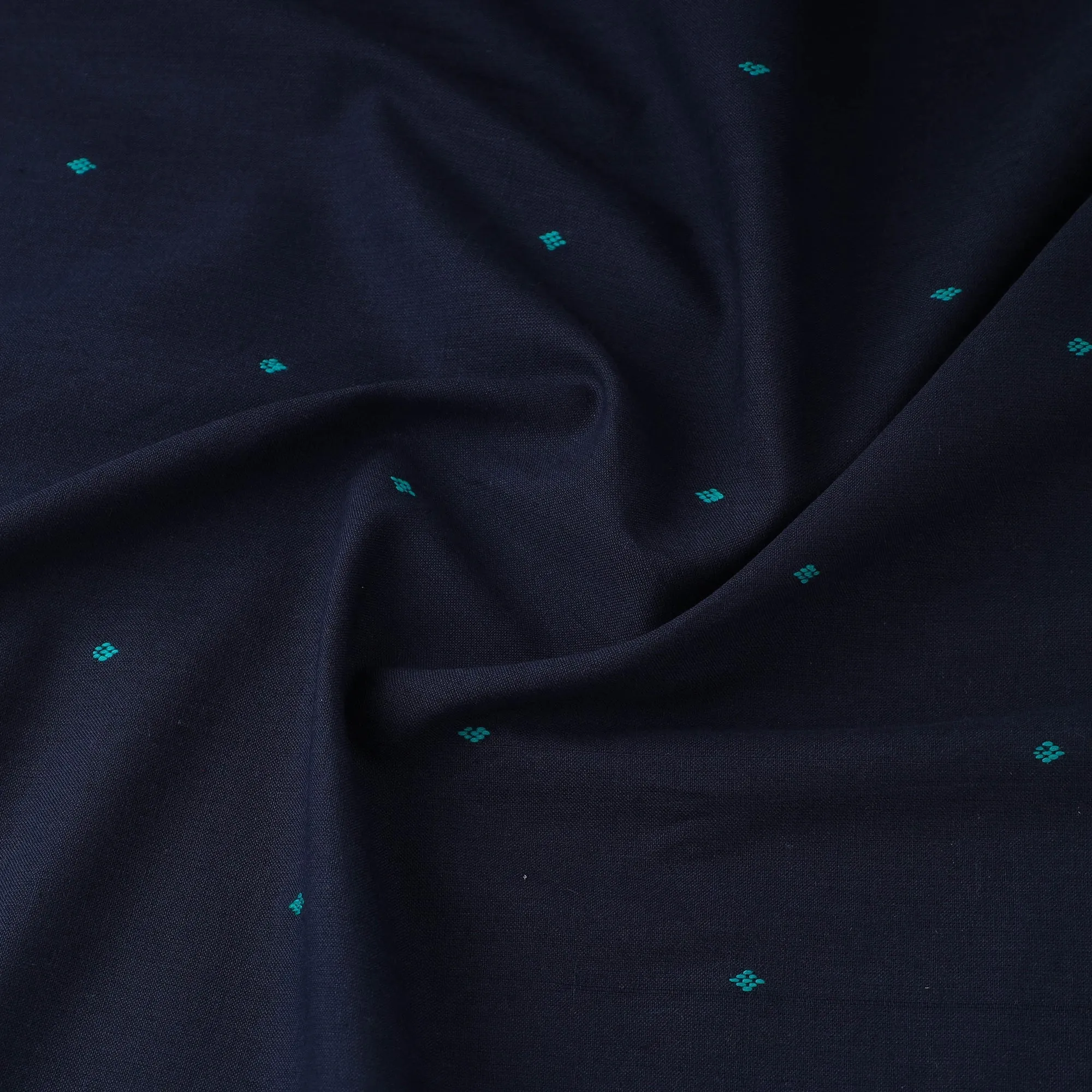 Blue - Prewashed Cotton Jacquard Fabric 22 sold by Itokri product image thumbnail 3