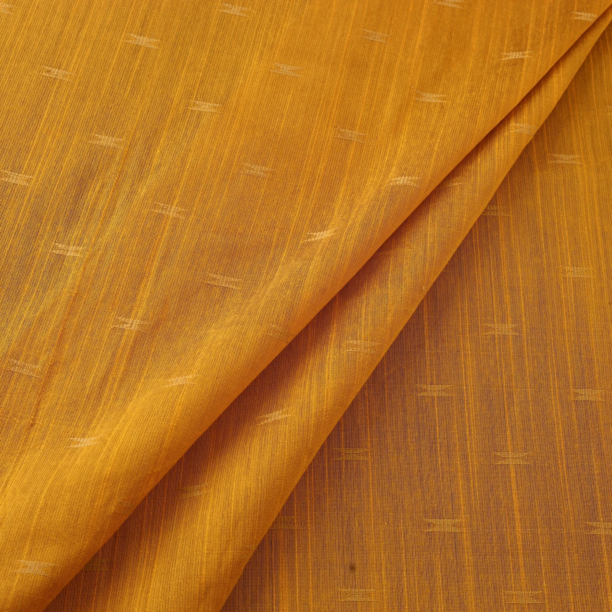 Yellow - Spun Dupion Viscose Silk Buti Fabric 08 sold by Itokri product image thumbnail 2