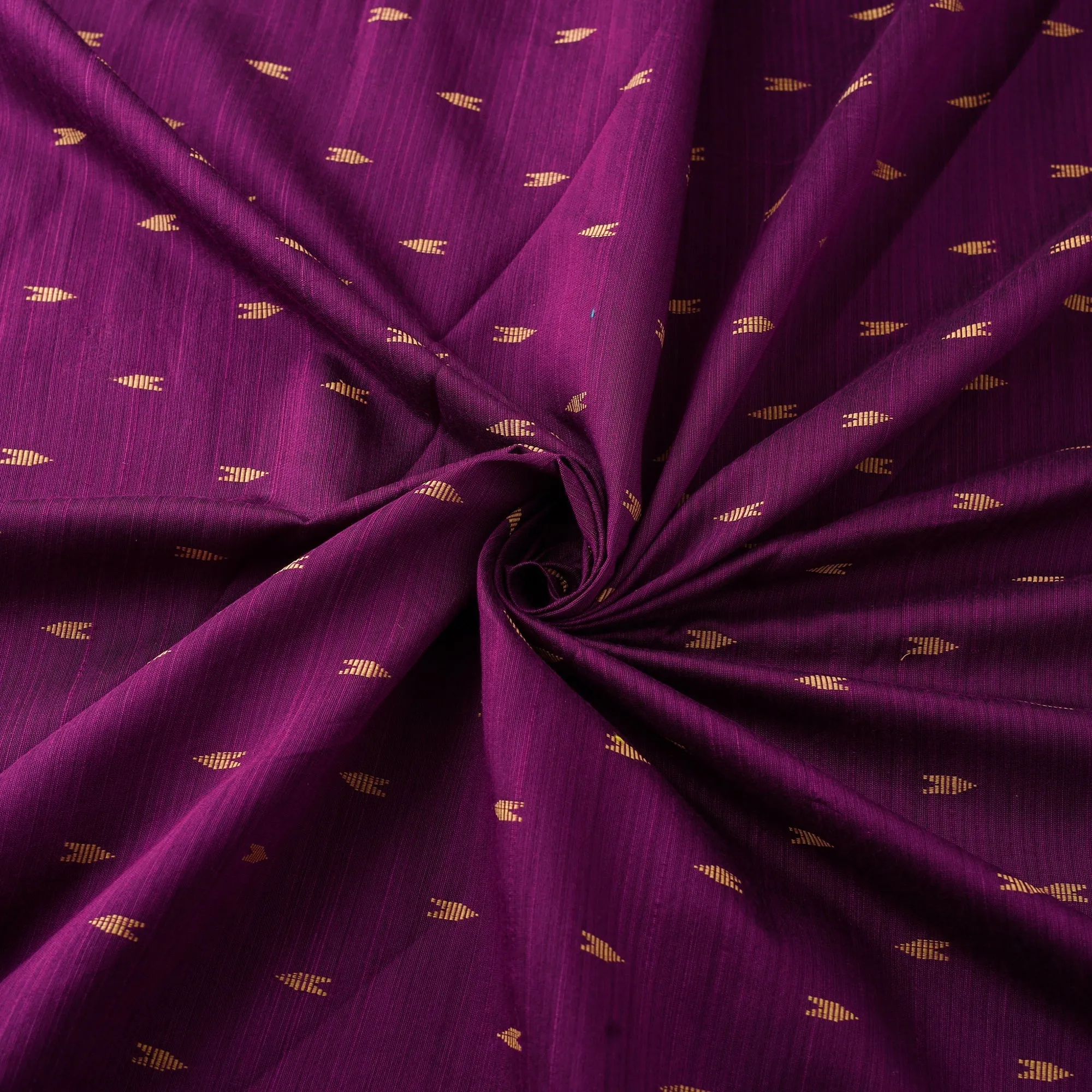 Purple - Spun Dupion Viscose Silk Buti Fabric 04 sold by Itokri product image thumbnail 3