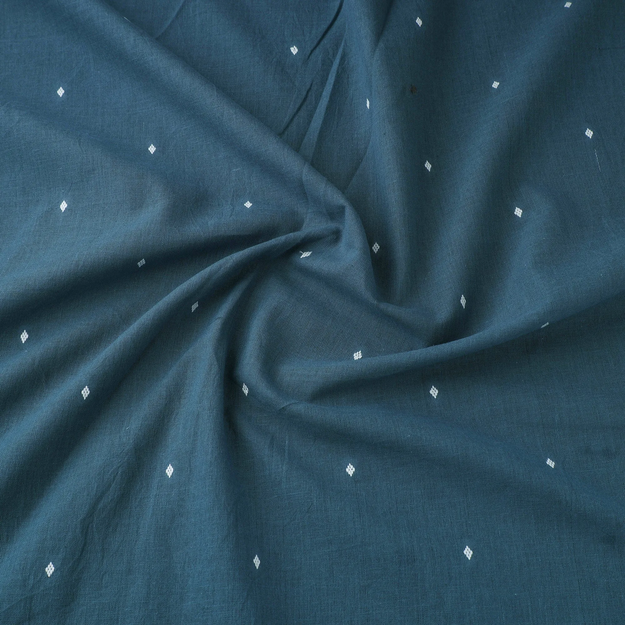 Blue - Prewashed Cotton Jacquard Fabric 30 sold by Itokri product image thumbnail 3