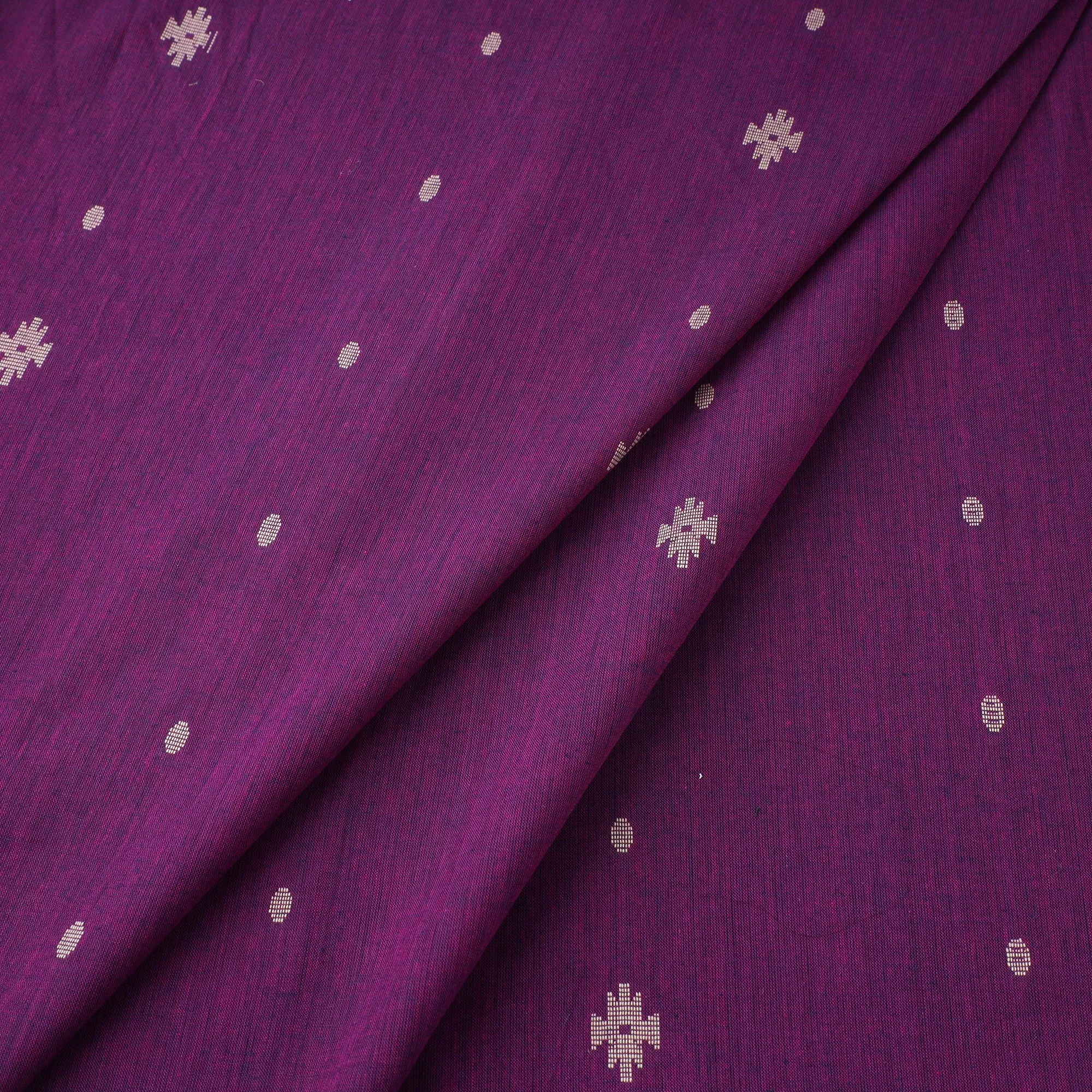 Purple - Prewashed Cotton Jacquard Fabric 22 sold by Itokri product image thumbnail 2
