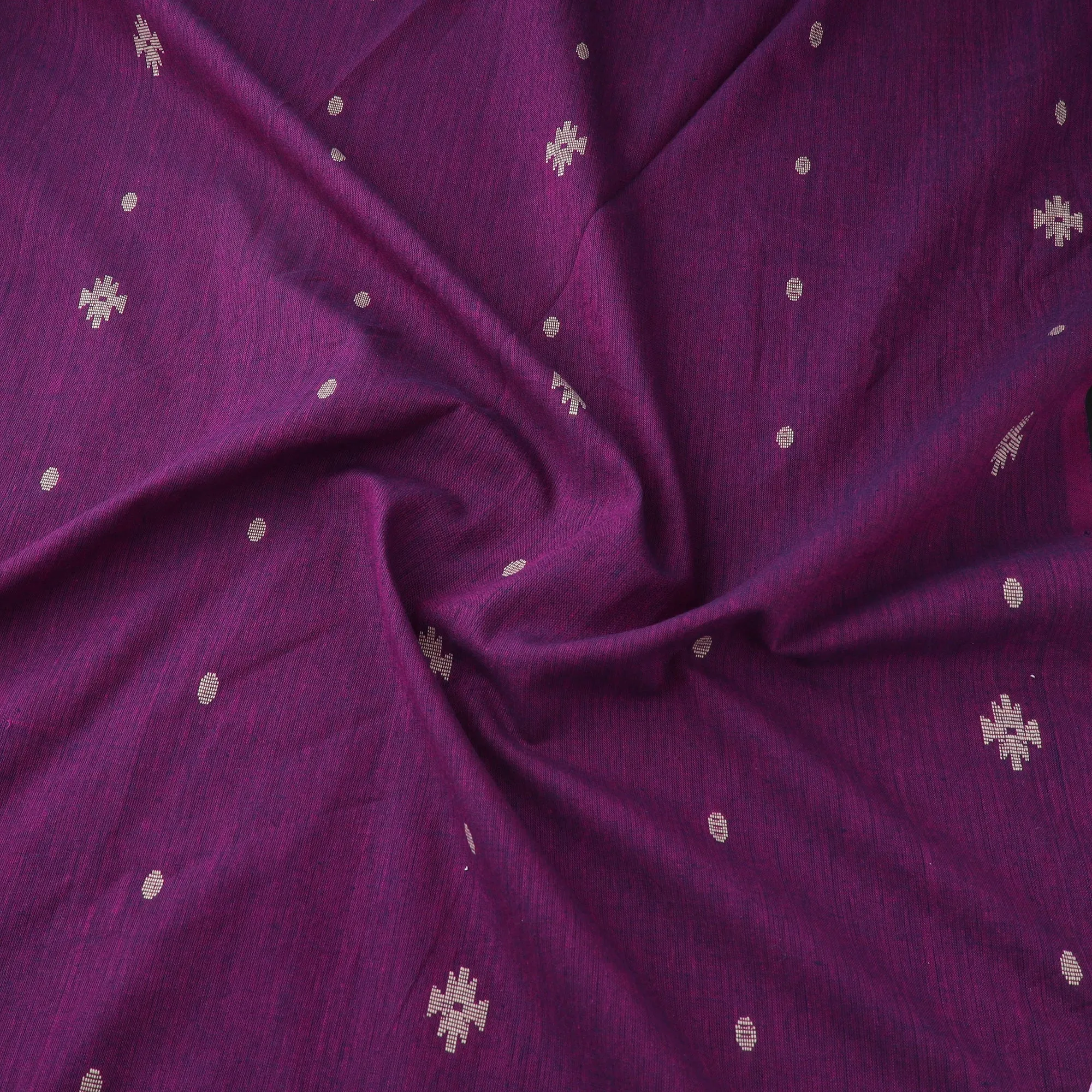 Purple - Prewashed Cotton Jacquard Fabric 22 sold by Itokri product image thumbnail 3