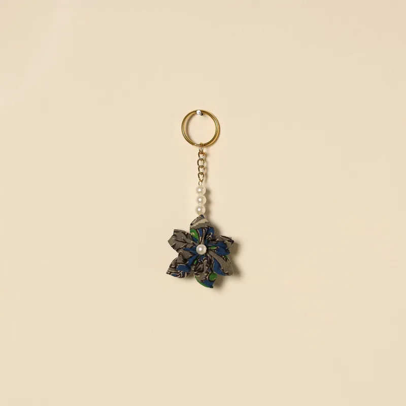 Multicolor - Beaded Fabart Flower Keychain 14 made by Itokri
