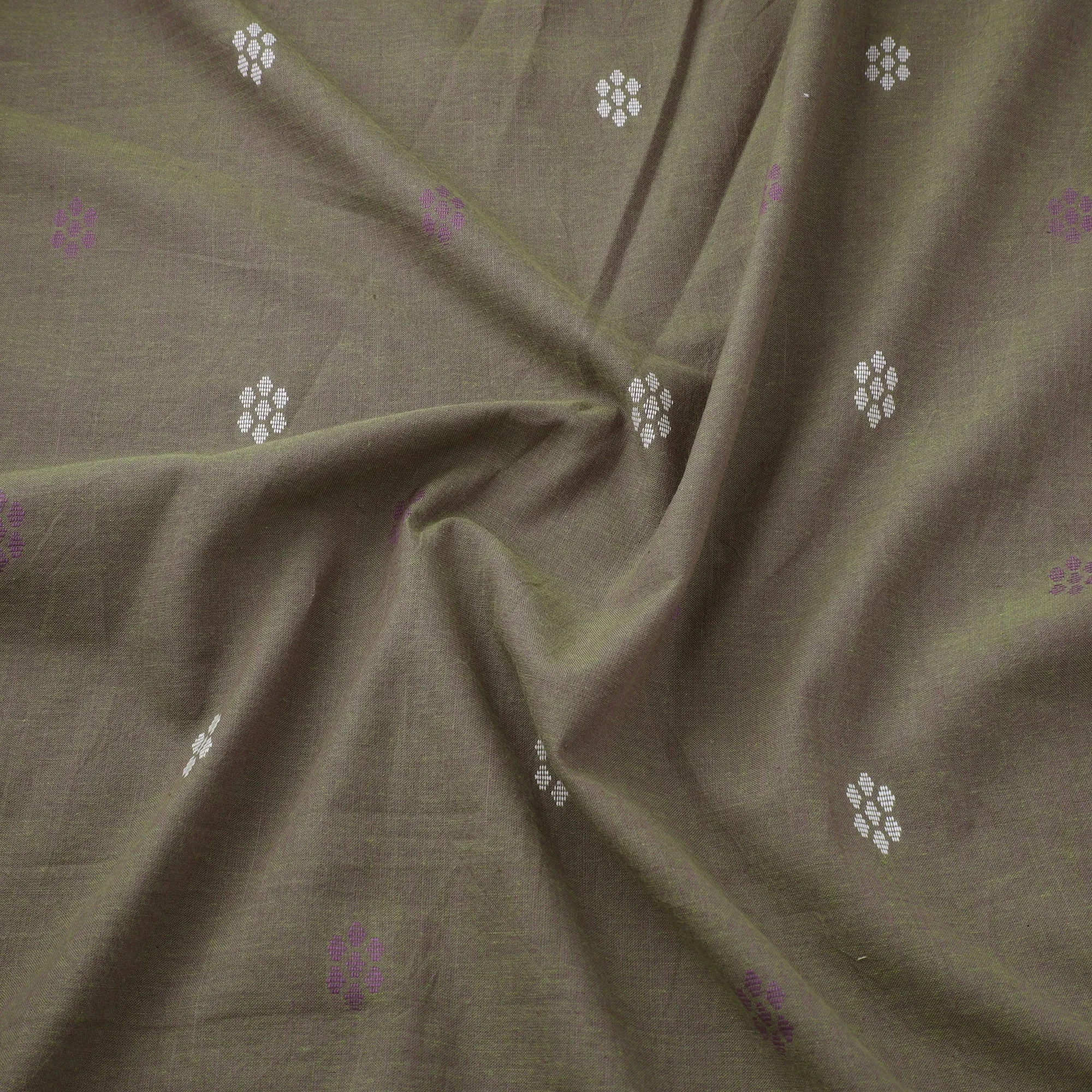 Brown - Prewashed Cotton Jacquard Fabric 32 sold by Itokri product image thumbnail 3