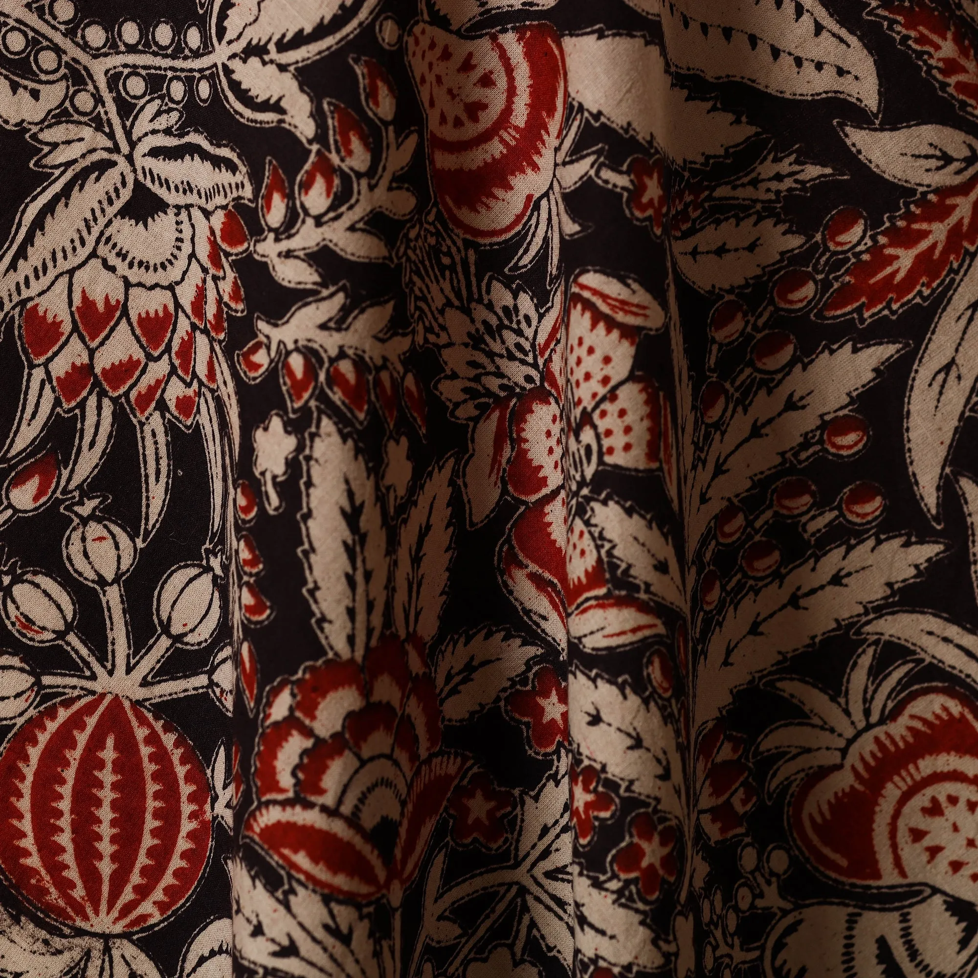 Multicolor - Printed Cotton Kalamkari Fabric 10 sold by Itokri product image thumbnail 3