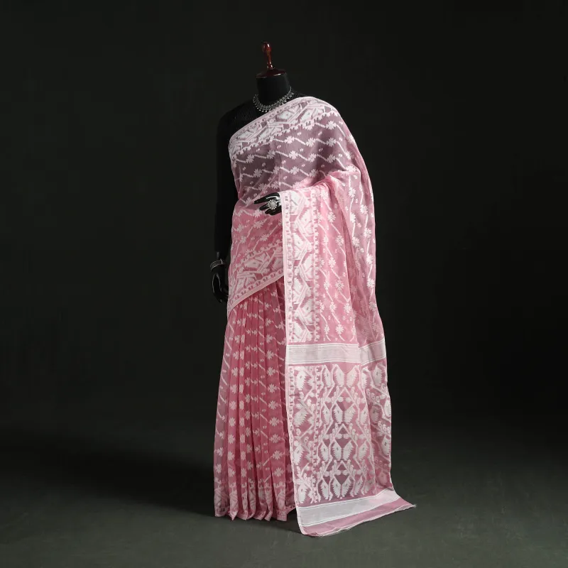 Silk Cotton Dhakai Jamdani Saree  04 sold by Itokri