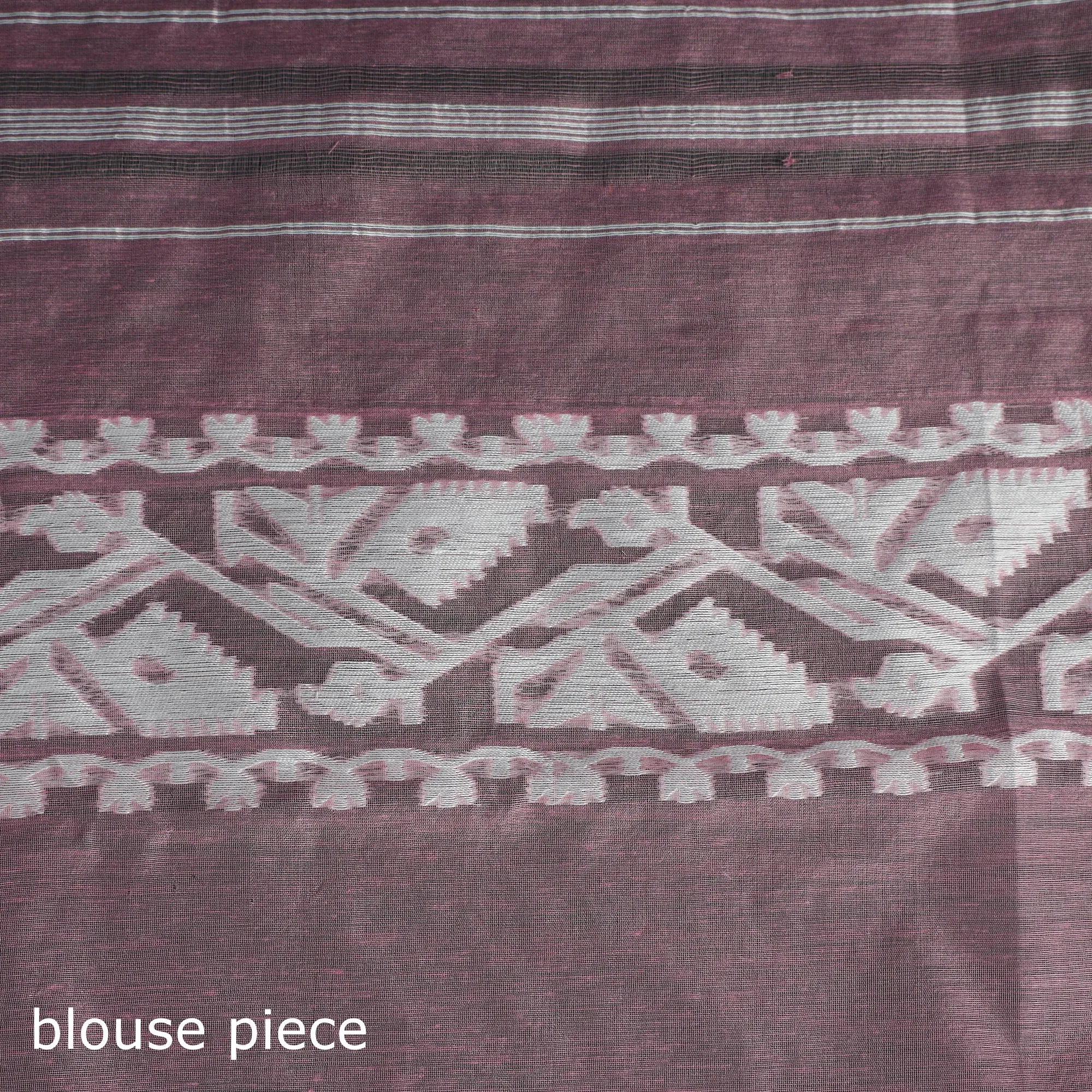 Silk Cotton Dhakai Jamdani Saree 04 sold by Itokri product image thumbnail 5