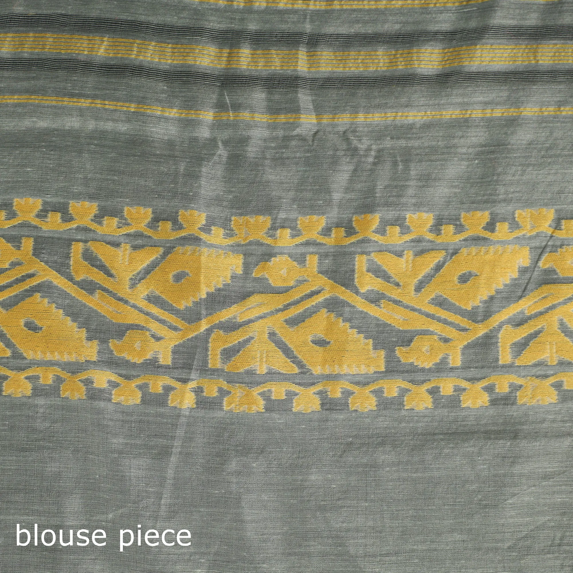 Silk Cotton Dhakai Jamdani Saree 20 sold by Itokri product image thumbnail 5