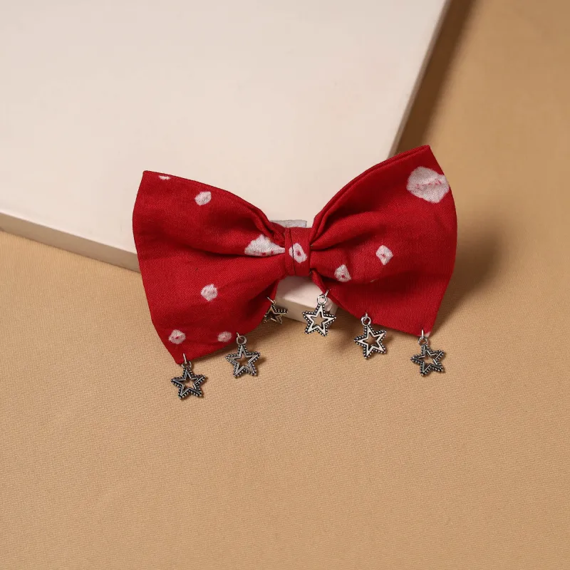 Red - GS Women's Bow Hair Clip 64 made by Itokri