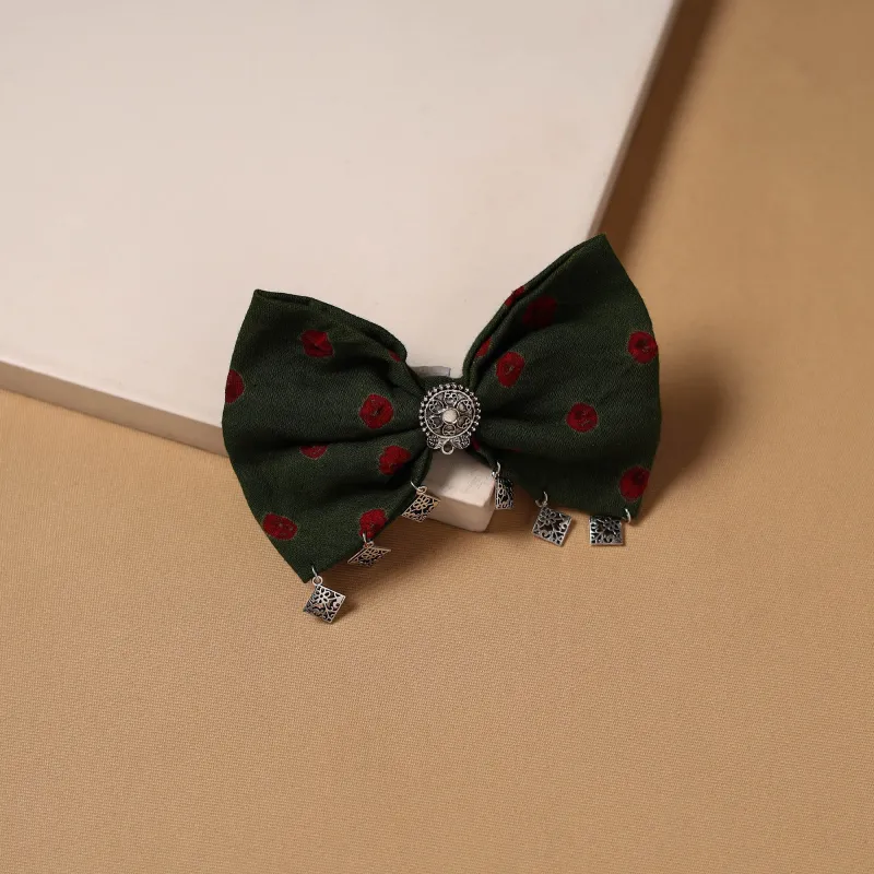 Green - GS Women's Bow Hair Clip 62 made by Itokri