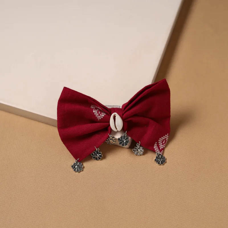 Red - GS Women's Bow Hair Clip 58 made by Itokri