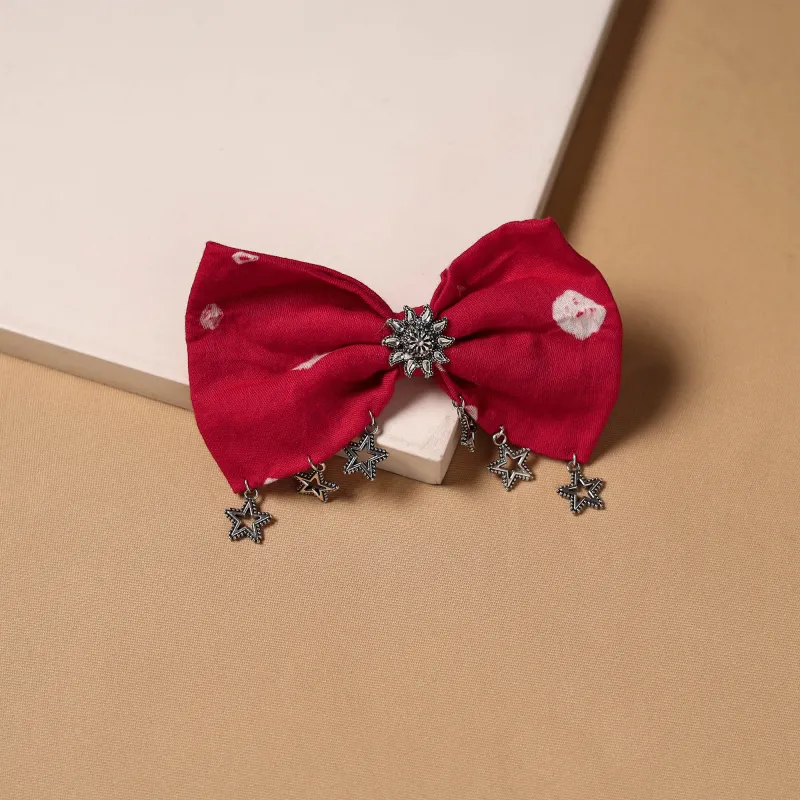 Red - GS Women's Bow Hair Clip 57 made by Itokri