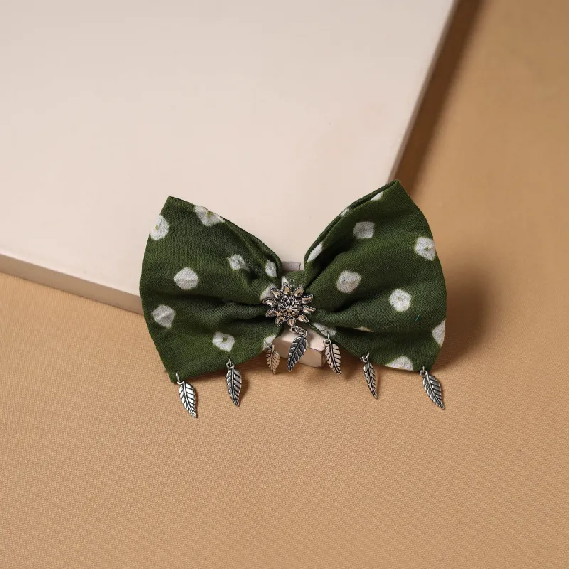Green - GS Women's Bow Hair Clip 55 made by Itokri