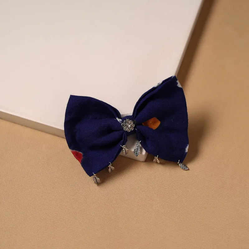 Blue - GS Women's Bow Hair Clip 51 made by Itokri