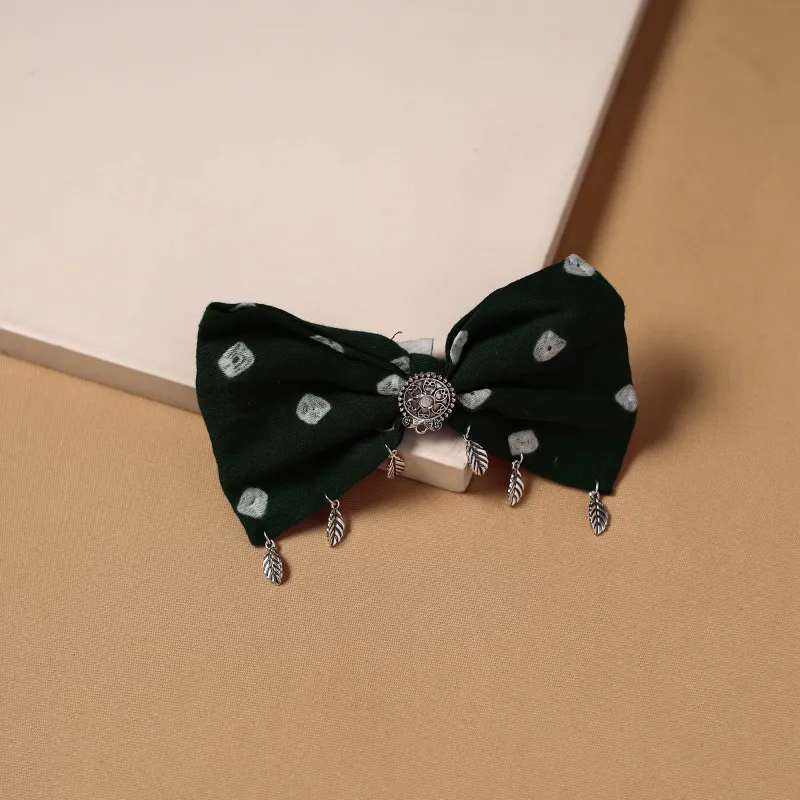 Green - GS Women's Bow Hair Clip 45 made by Itokri