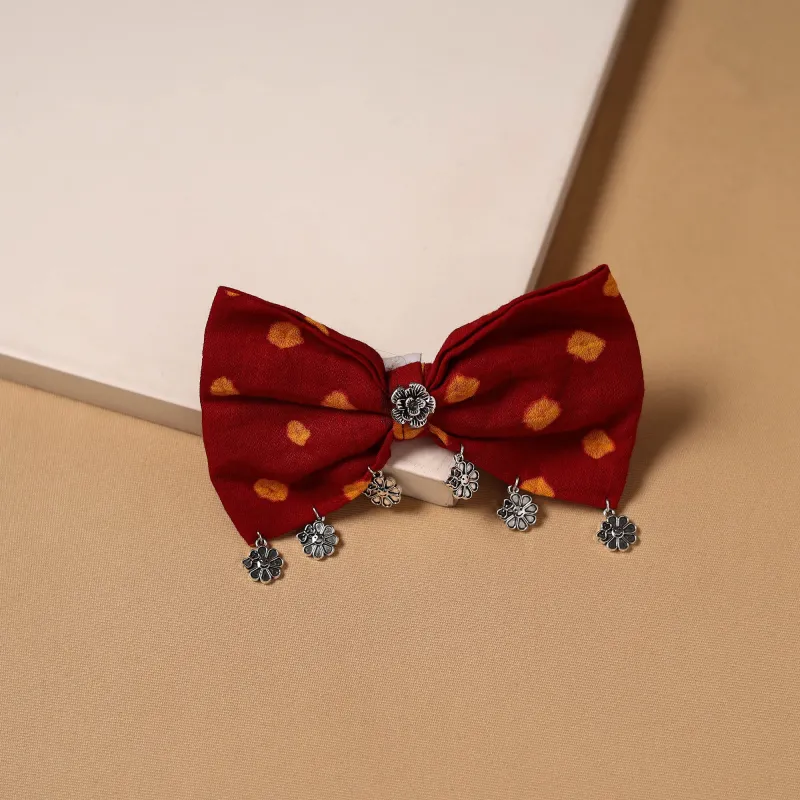 Red - GS Women's Bow Hair Clip 44 made by Itokri