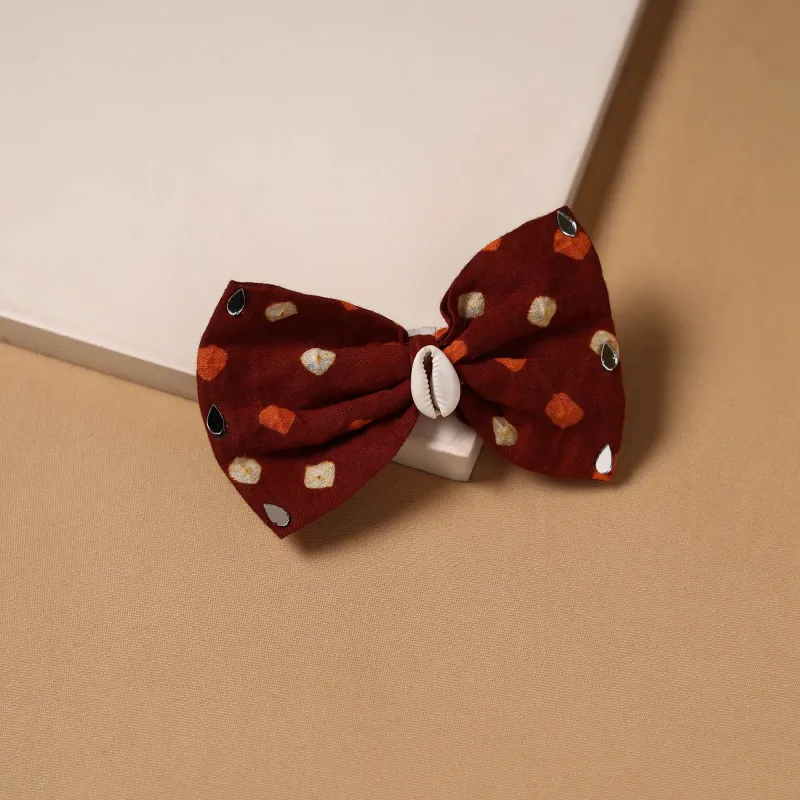 Mirror Shell Work Women's Bow Hair Clip 40 sold by Itokri