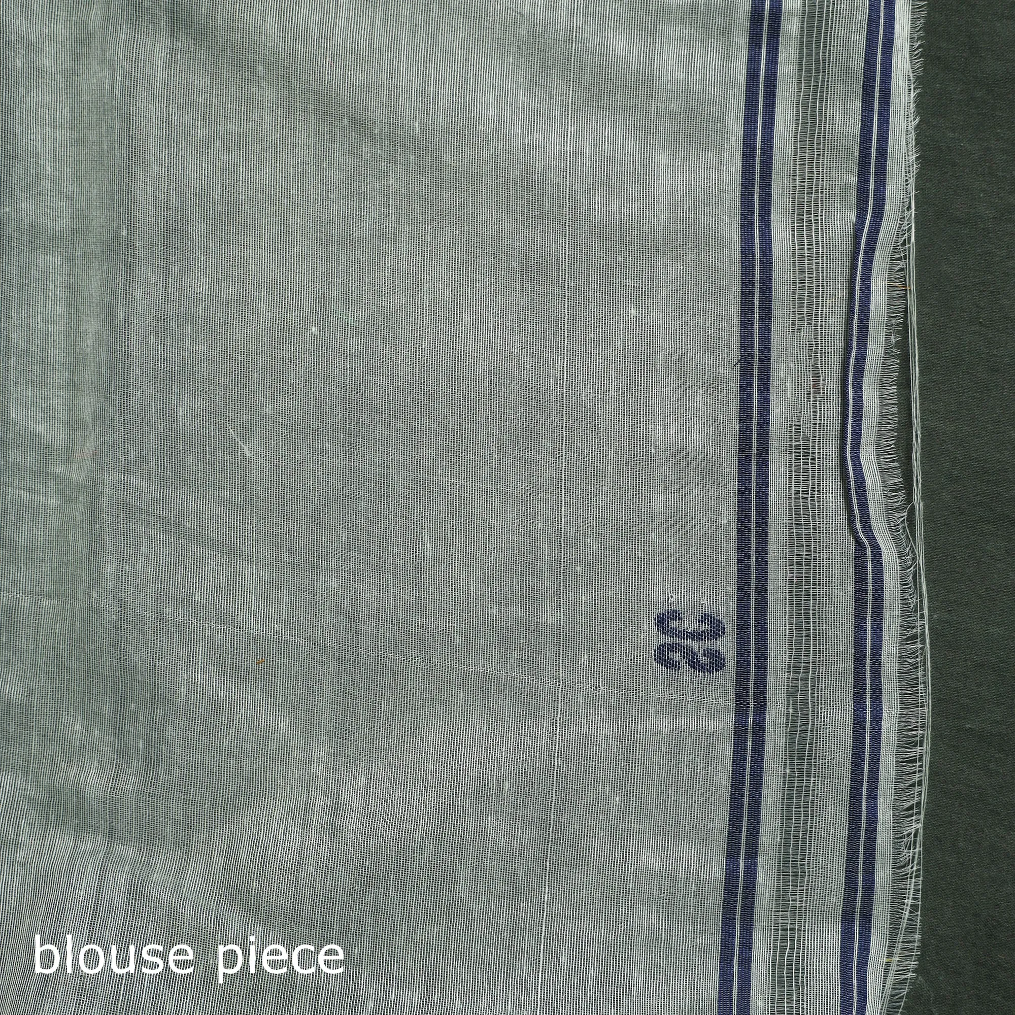 White - Silk Cotton Dhakai Jamdani Saree 21 sold by Itokri product image thumbnail 5