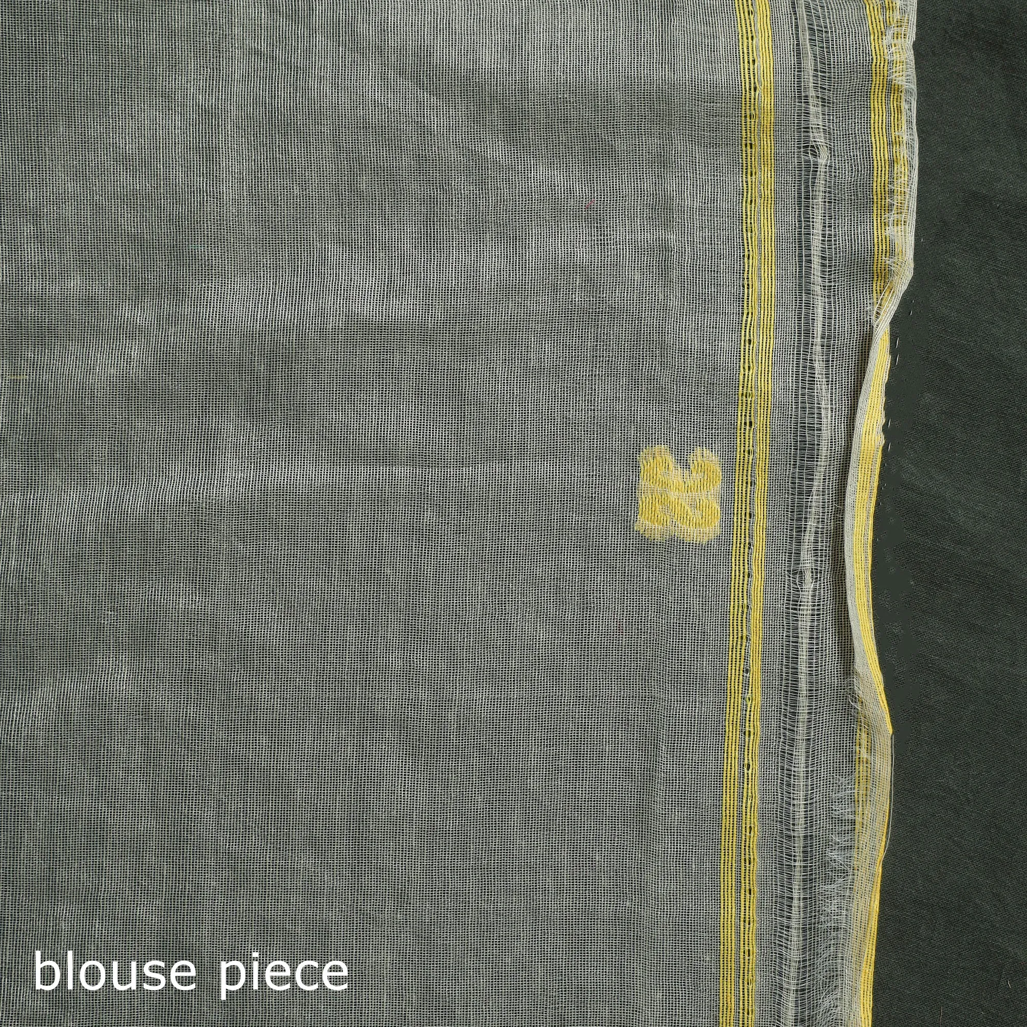 Yellow - Silk Cotton Dhakai Jamdani Saree 13 sold by Itokri product image thumbnail 5