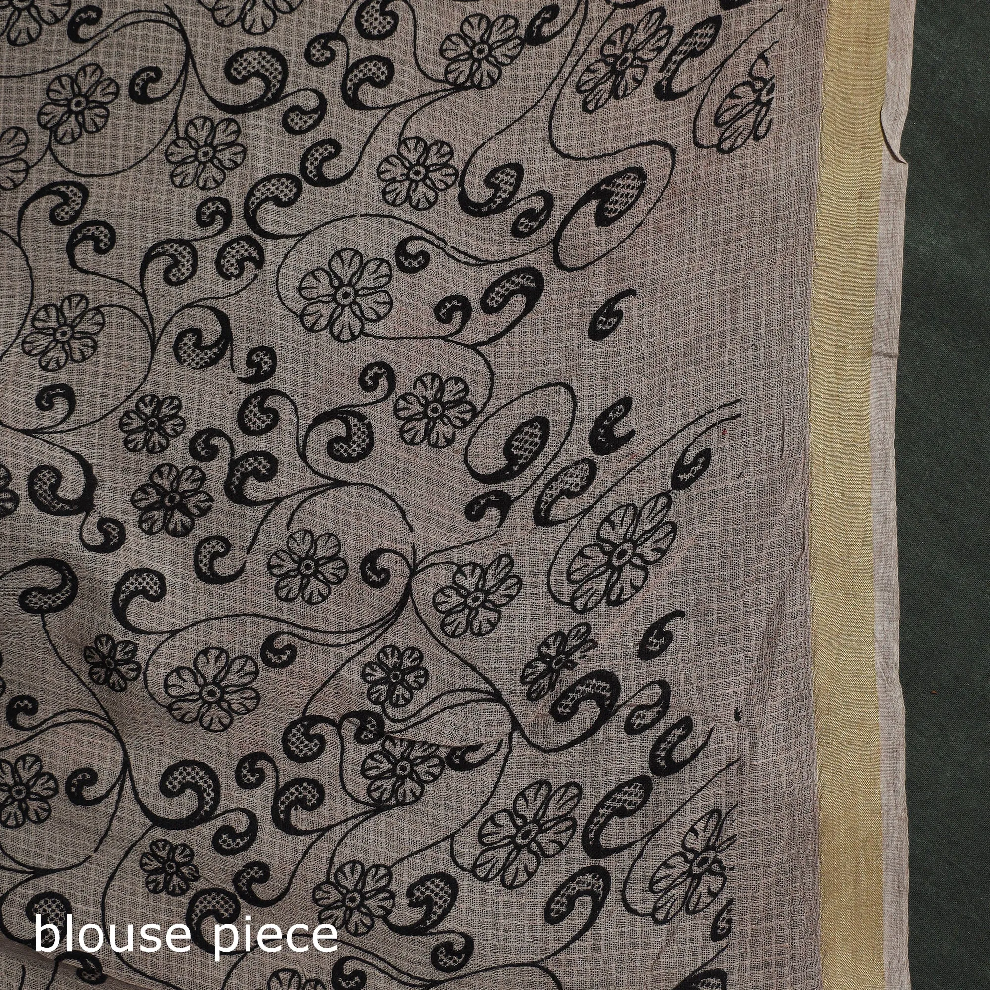 Kota Doria Cotton Printed Kalamkari Saree 11 sold by Itokri product image thumbnail 5