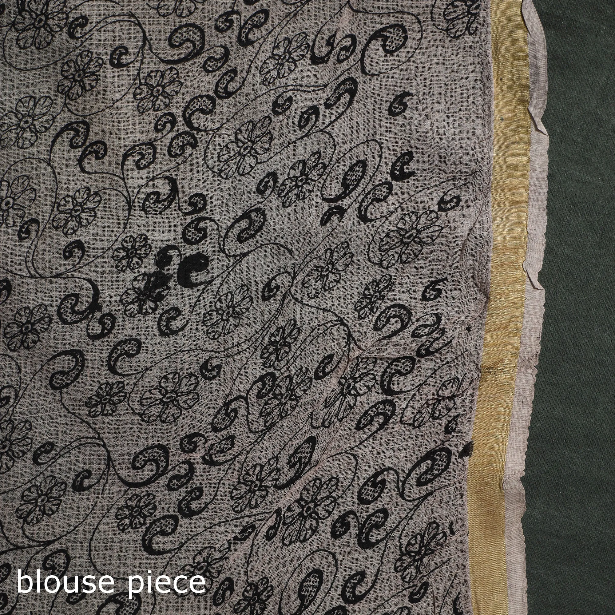 Kota Doria Cotton Printed Kalamkari Saree 23 sold by Itokri product image thumbnail 5