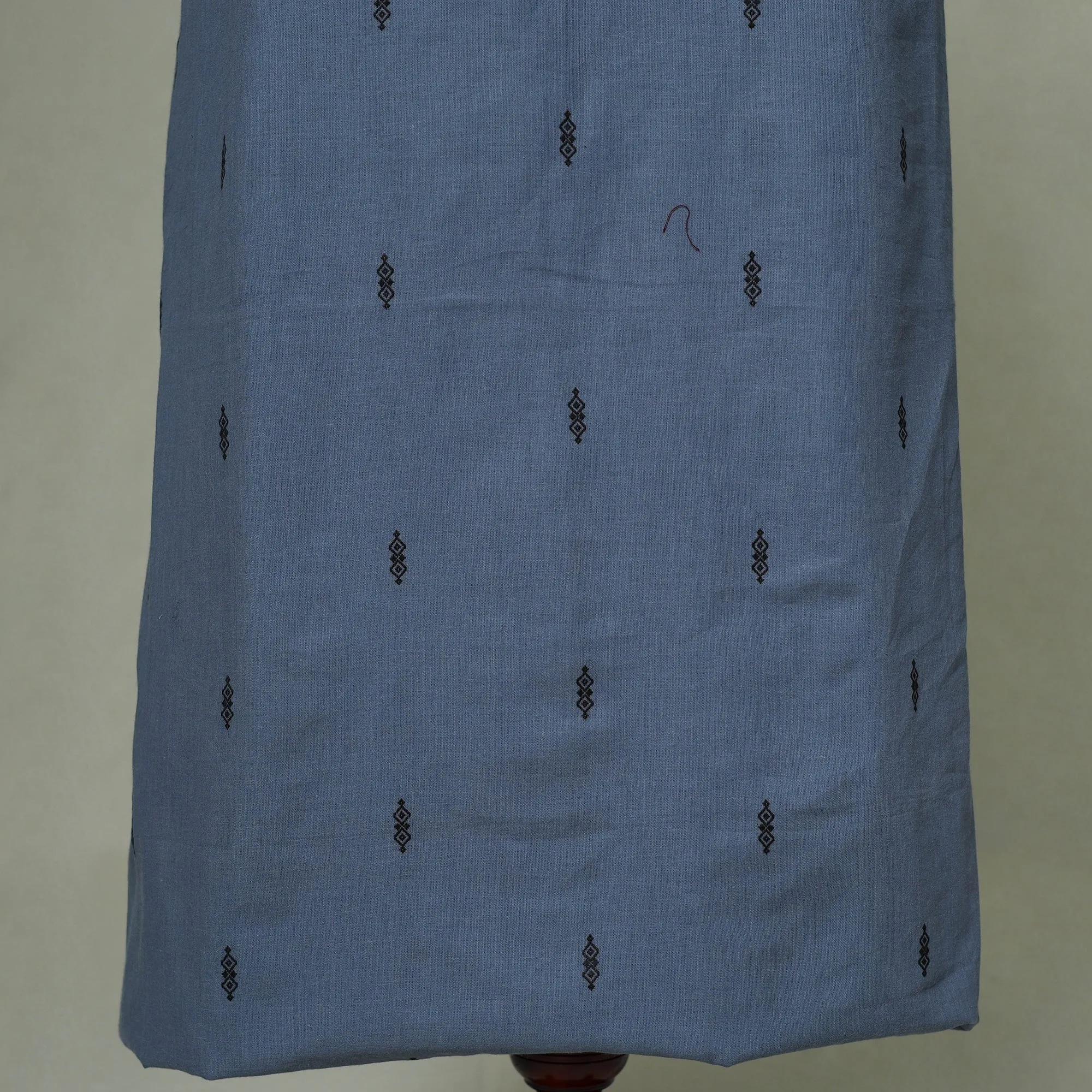 Blue - Jacquard Weave Cotton Patchwork Unstitched Kurta Material (2.5M) 40 sold by Itokri product image thumbnail 3