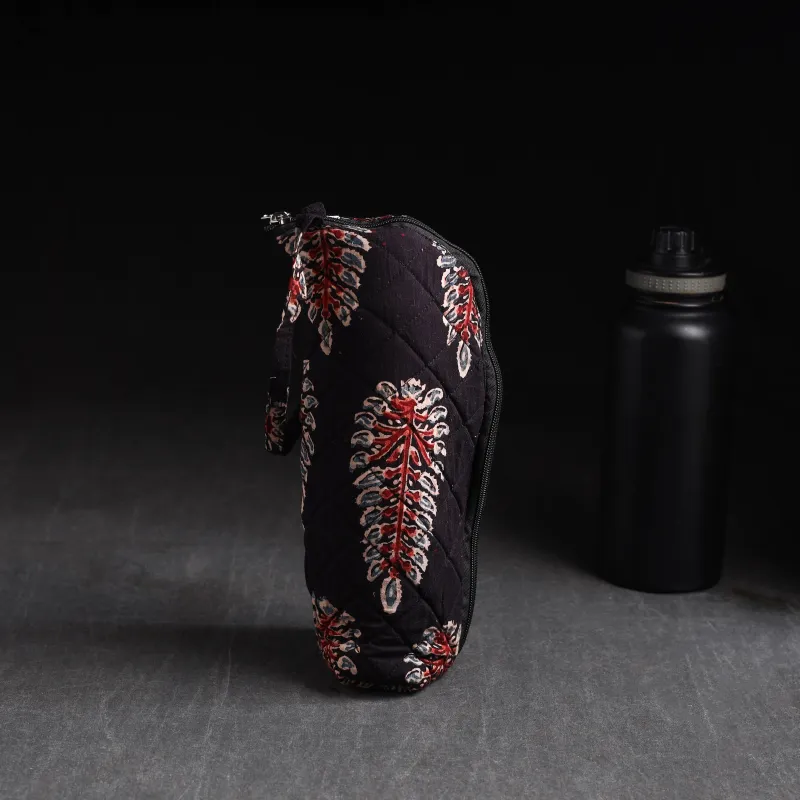 Black - Handmade 1L Water Bottle Cover 04 made by Itokri