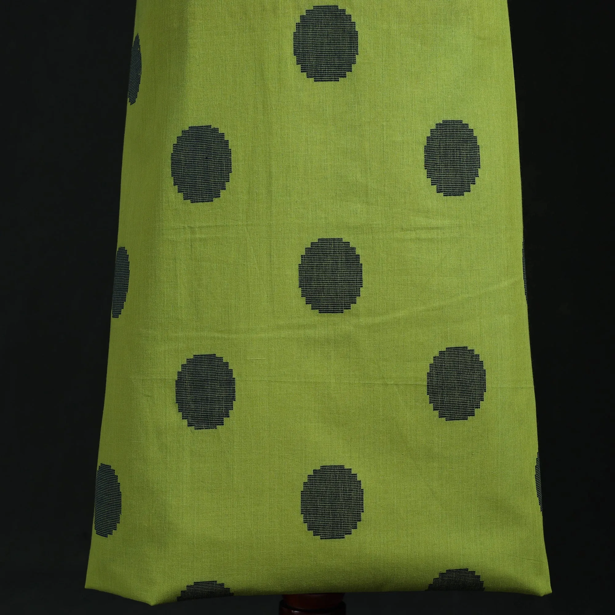 Green - Jacquard Weave Cotton Patchwork Unstitched Kurta Material (2.5M) 06 sold by Itokri product image thumbnail 3