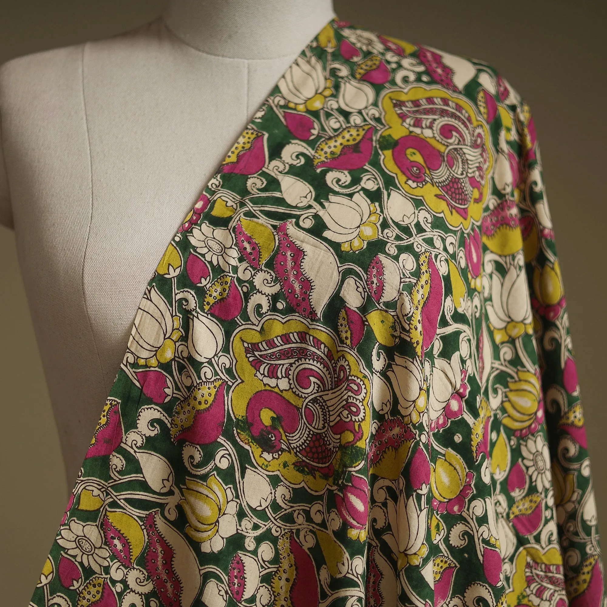 Multicolor - Printed Cotton Kalamkari Fabric 11 sold by Itokri product image thumbnail 2
